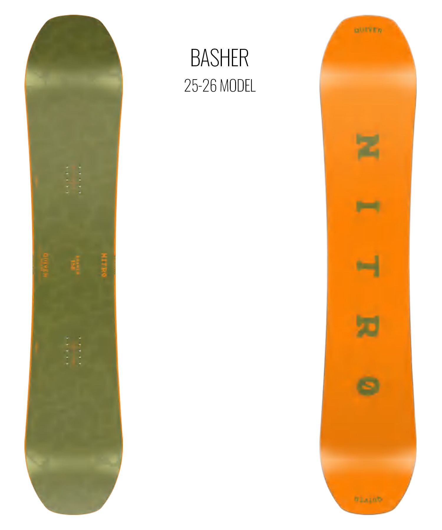 2526】NITRO ナイトロ スノーボード 板 メンズ BASHER QUIVER ムラサキ