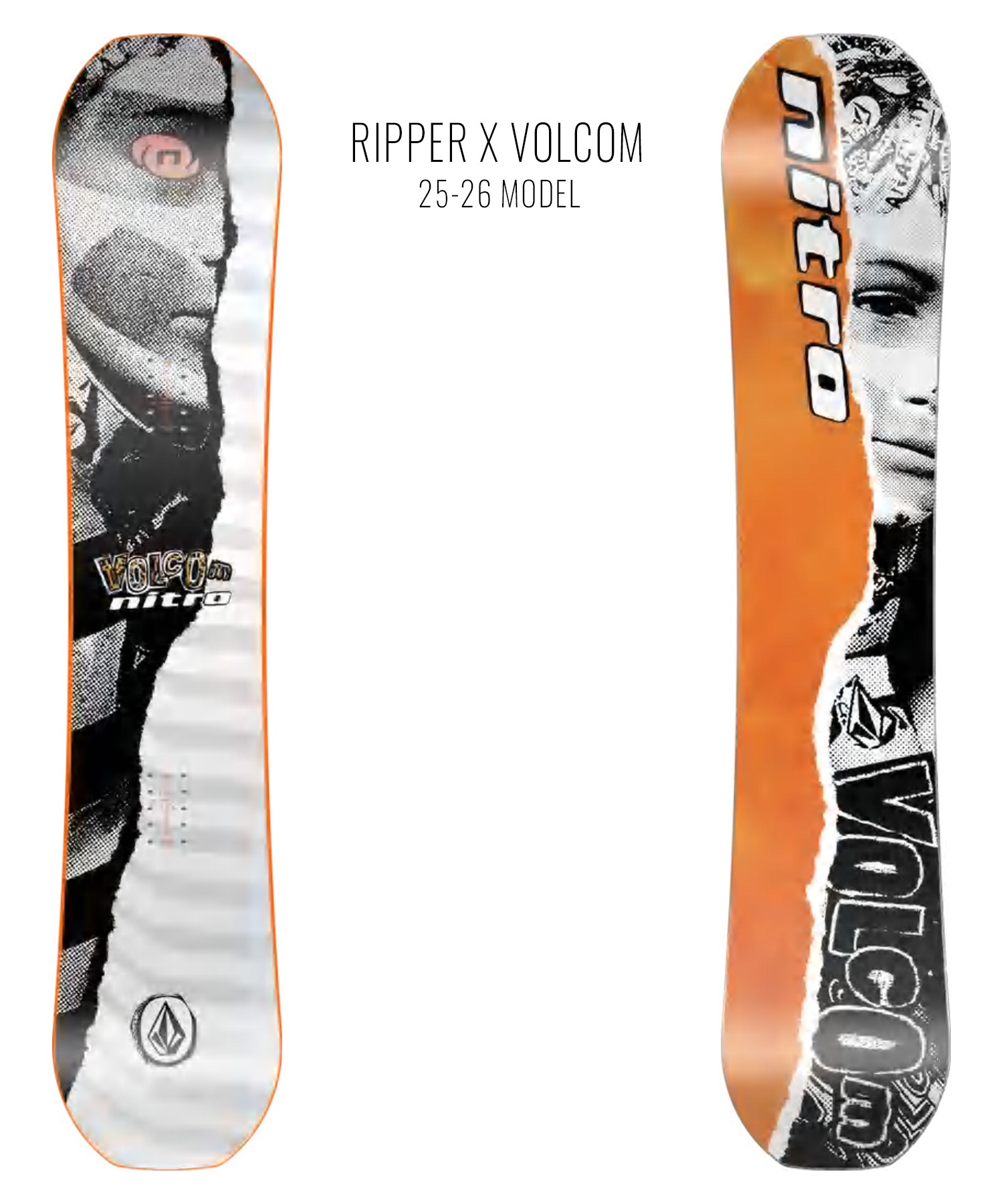 【早期購入】NITRO ナイトロ スノーボード 板 キッズ RIPPER X VOLCOM ムラサキスポーツ 25-26モデル MM G4(ONECOLOR-86cm)