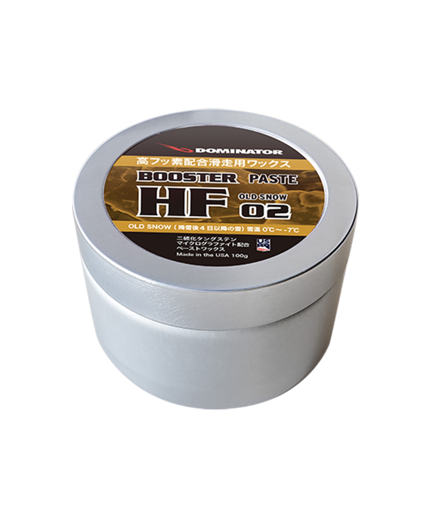 DOMINATOR ドミネーター HF PASTE 100G スノーボード ワックス WAX 滑走ワックス ムラサキスポーツ 25-26モデル MM K28 【2526】(O1-ONESIZE)