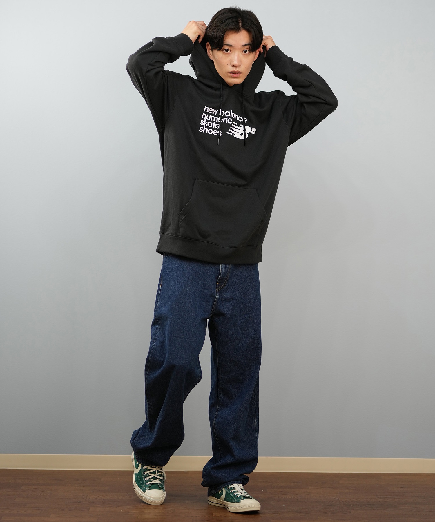 【新品】 ＊ケレスト テリー フーディー (パーカー) New Balance ニューバランス プルオーバー パーカー メンズ スウェット
