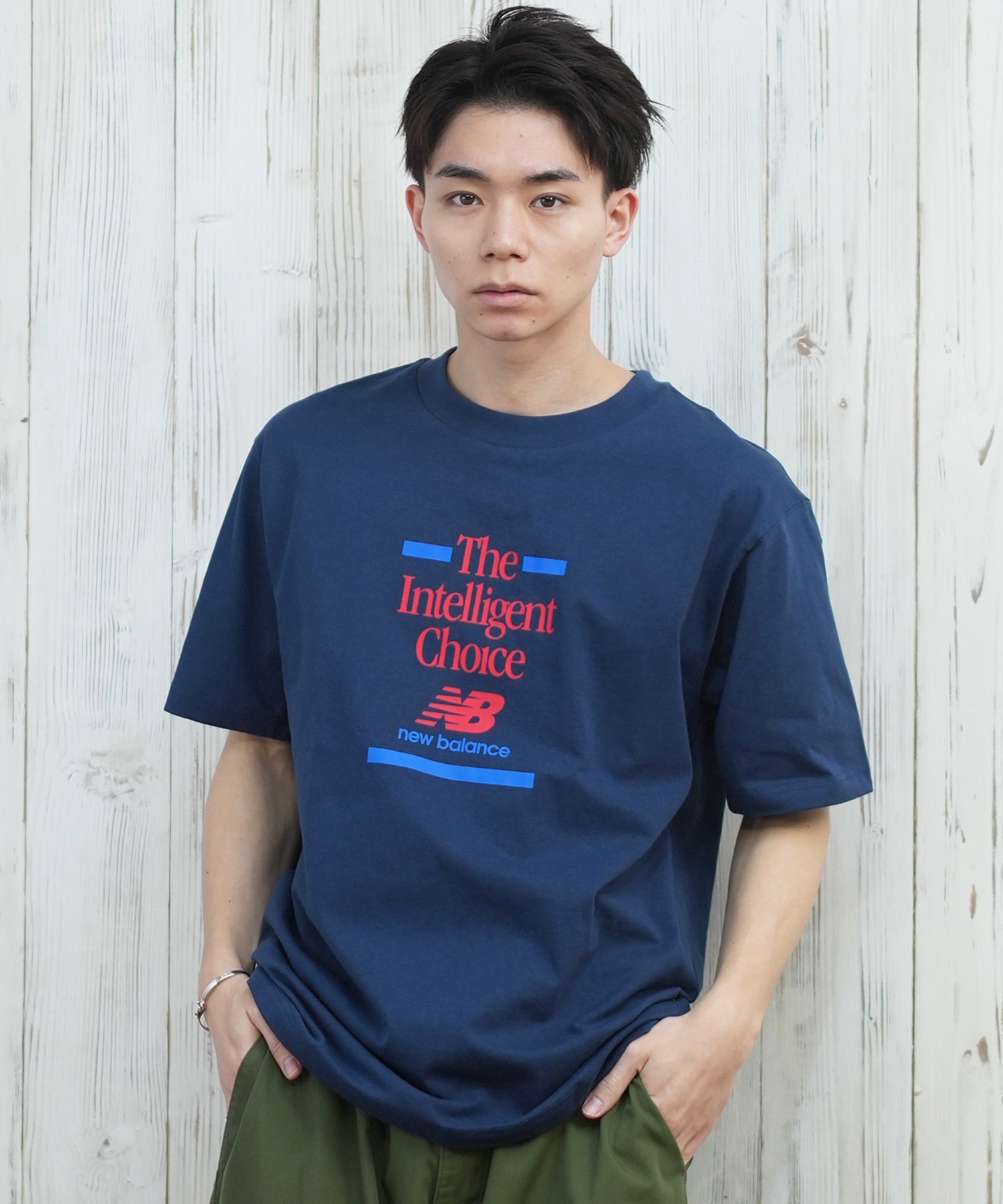 new balance ニューバランス 半袖 Tシャツ メンズ フロントプリント