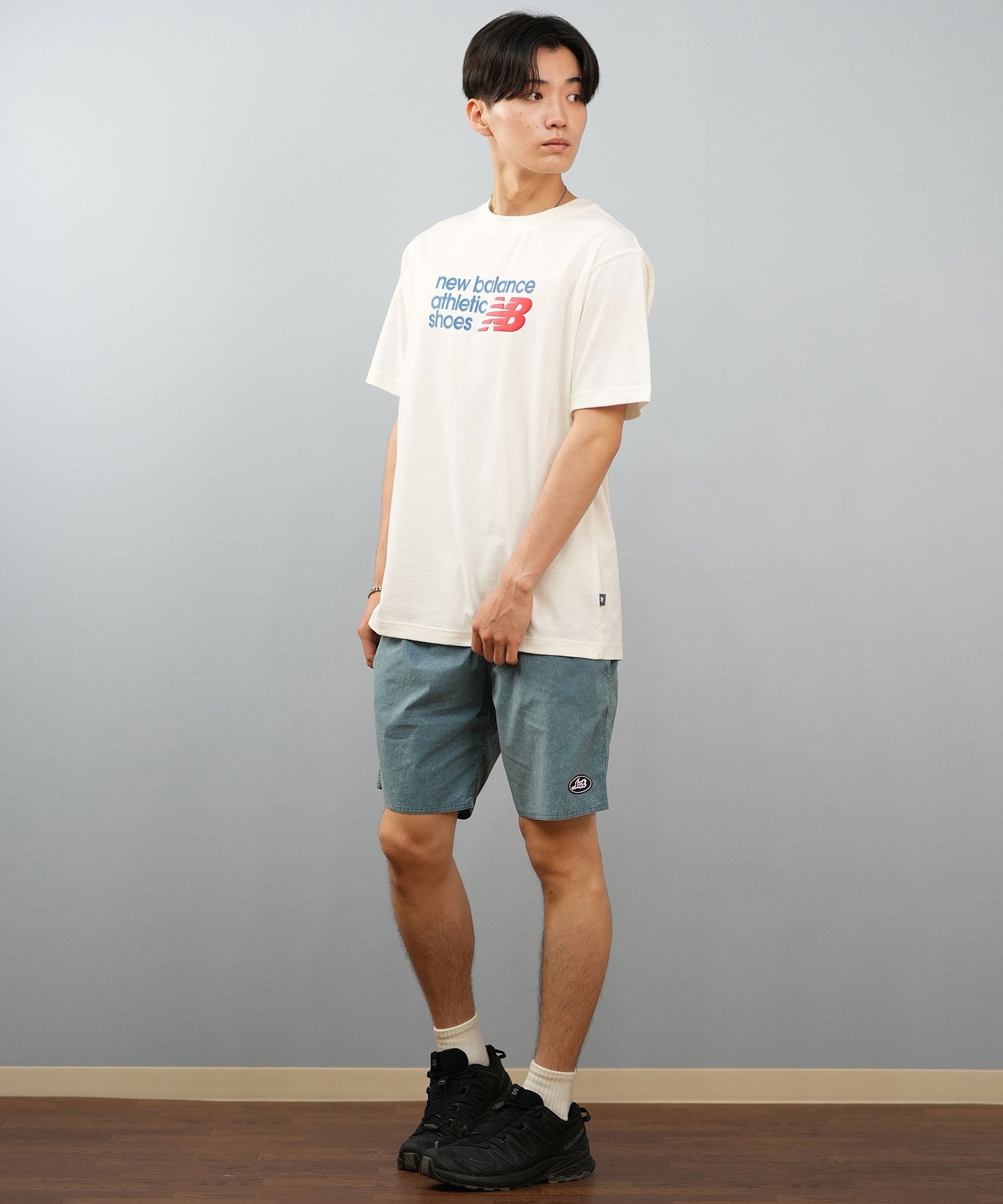 new balance ニューバランス 半袖 Tシャツ メンズ フロントプリント