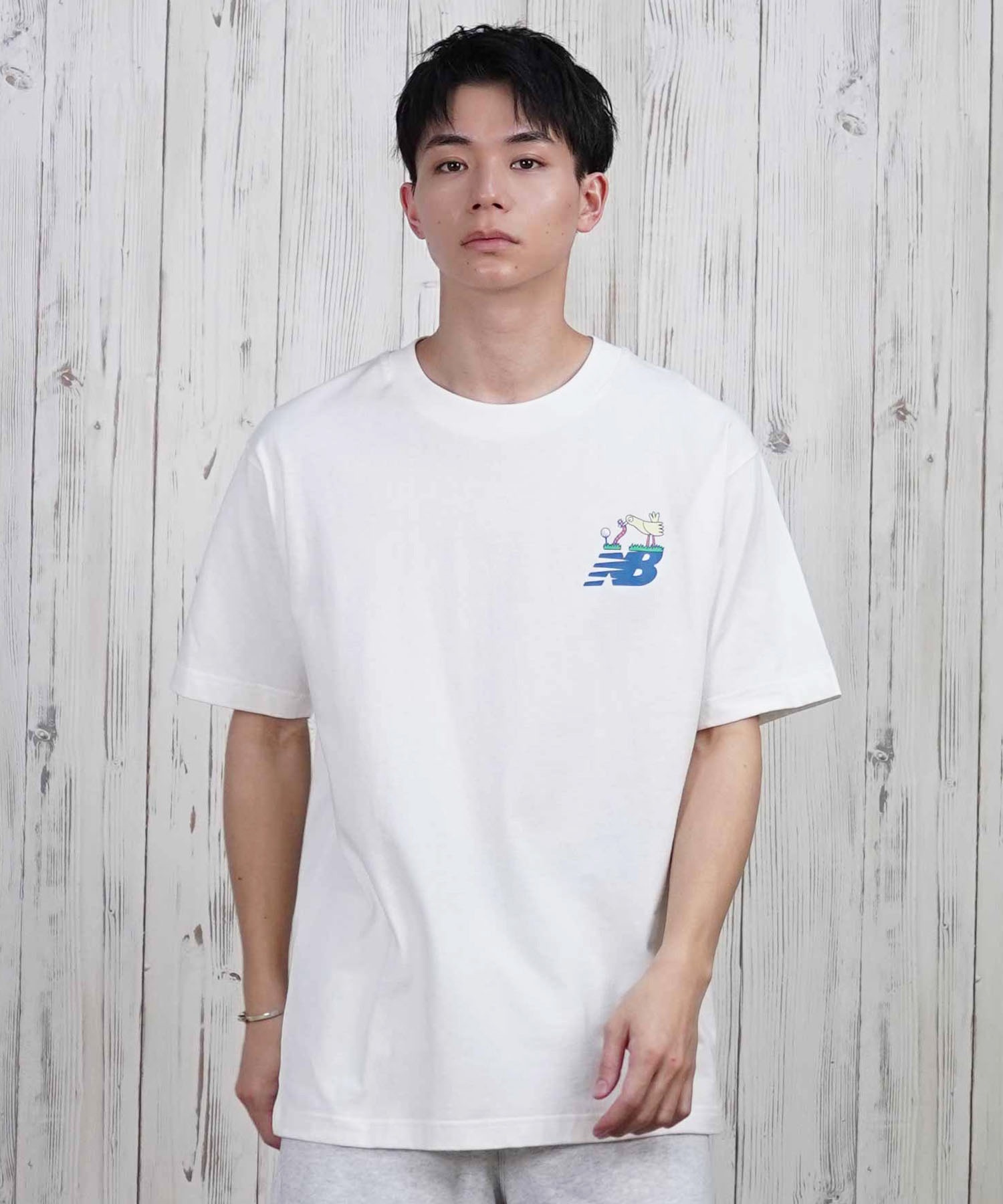 new balance ニューバランス 半袖 Tシャツ メンズ バック