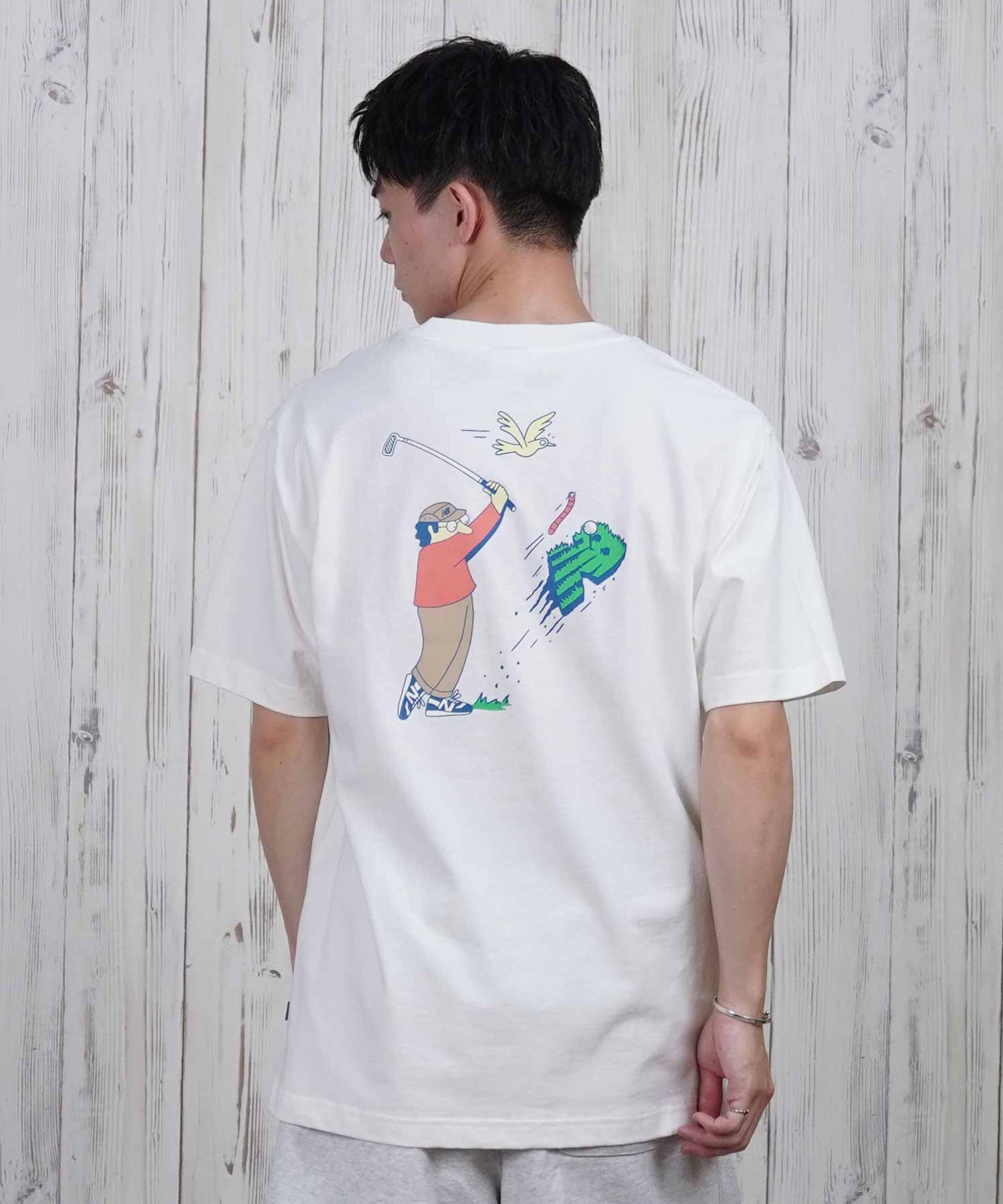 new balance ニューバランス 半袖 Tシャツ メンズ バック
