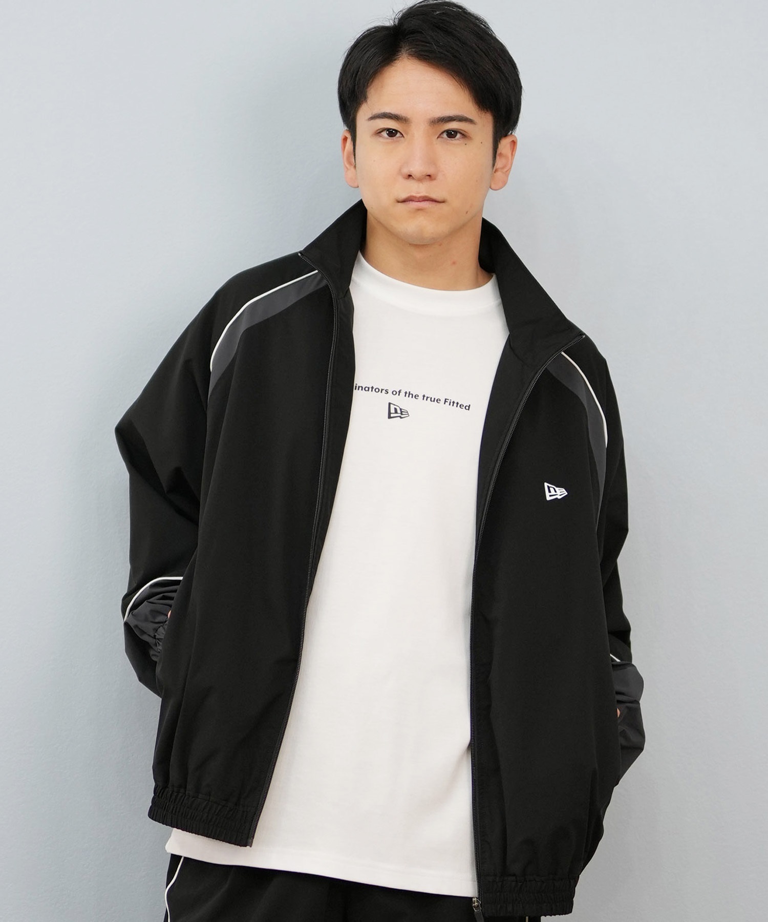 極美品 ニューエラ スポーツウェア ジャージ セットアップ XLサイズ 黒 ニューエラ（NEW ERA）（メンズ）パフォーマンスアパレル