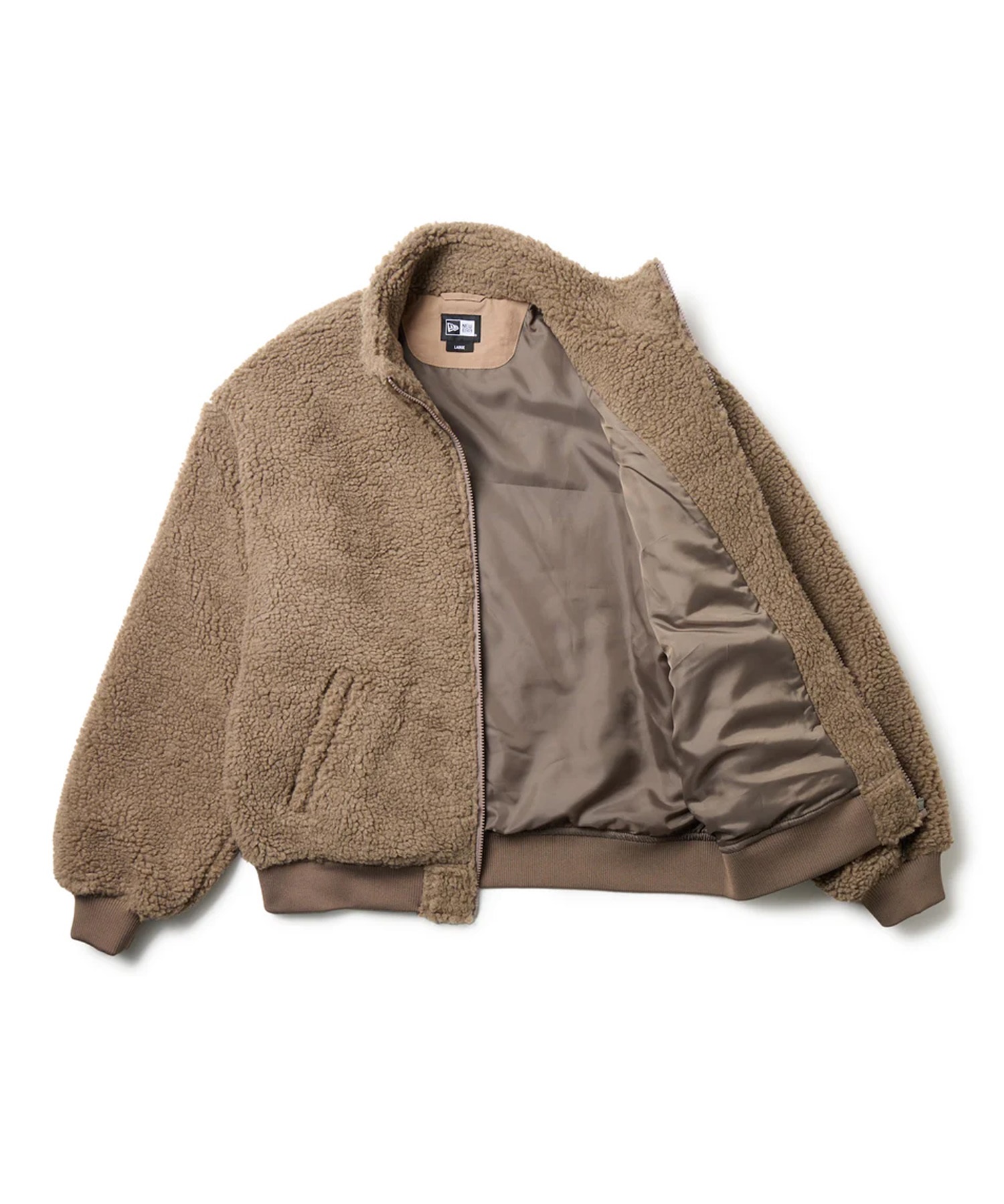 NEW ERA ニューエラ アウター メンズ ボアブルゾン モカ オーバー