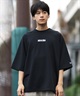 NEW ERA ニューエラ トレーナー メンズ 半袖 ドライスウェット Tシャツ Wordmark Logo 14410163(BK-M)