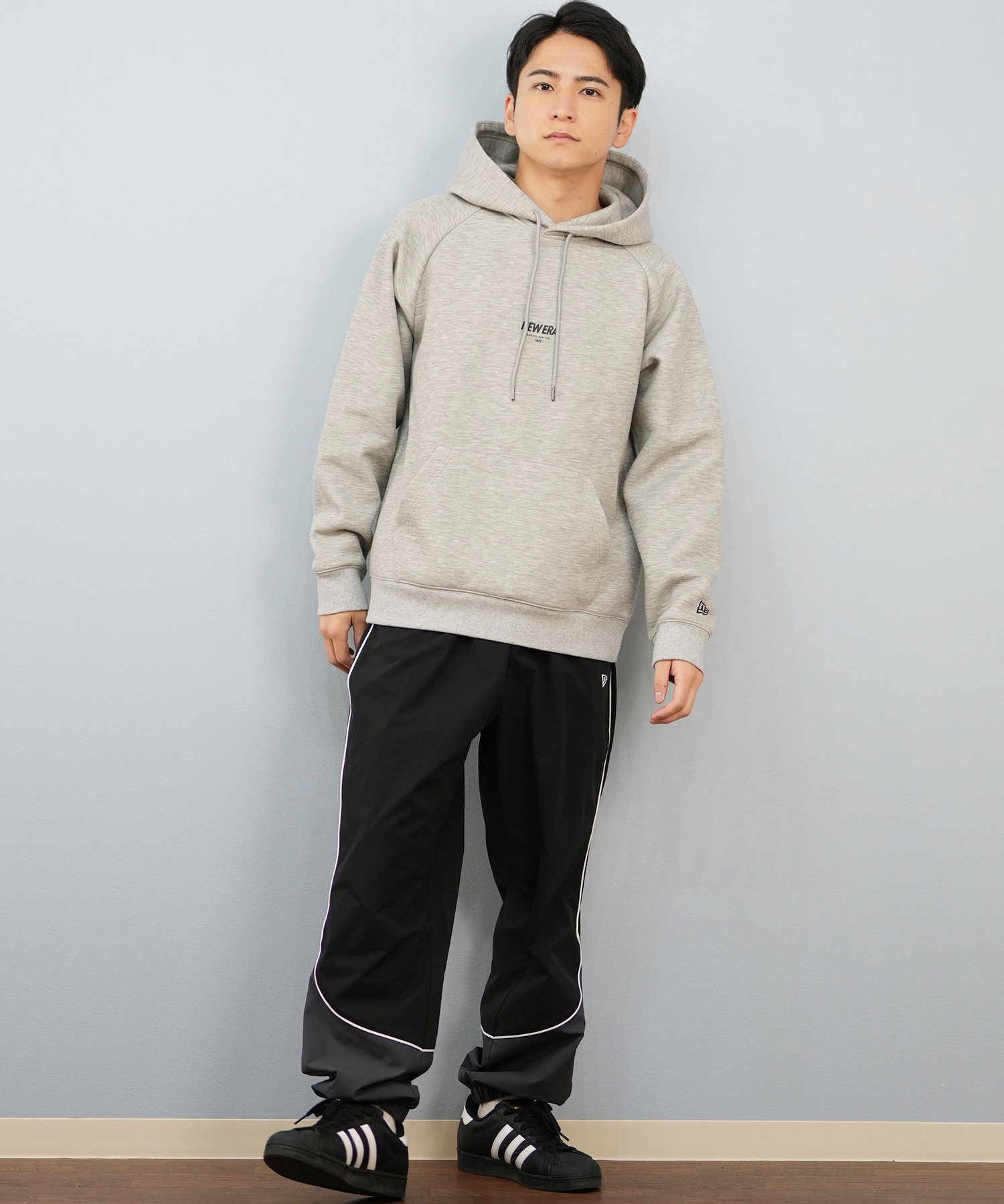 NEW ERA ニューエラ プルオーバー パーカー メンズ バックプリント 