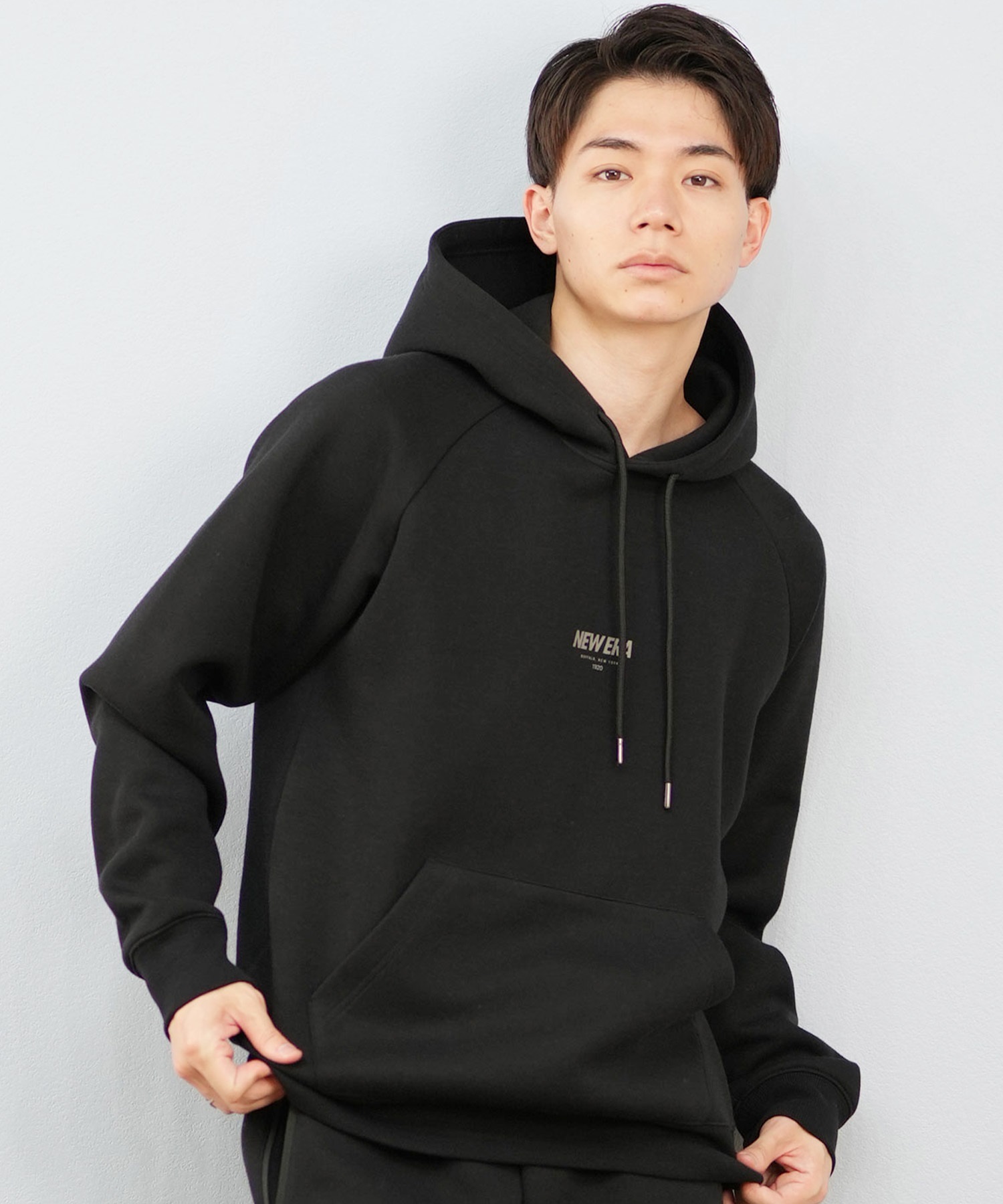 NEW ERA ニューエラ プルオーバー パーカー メンズ バックプリント