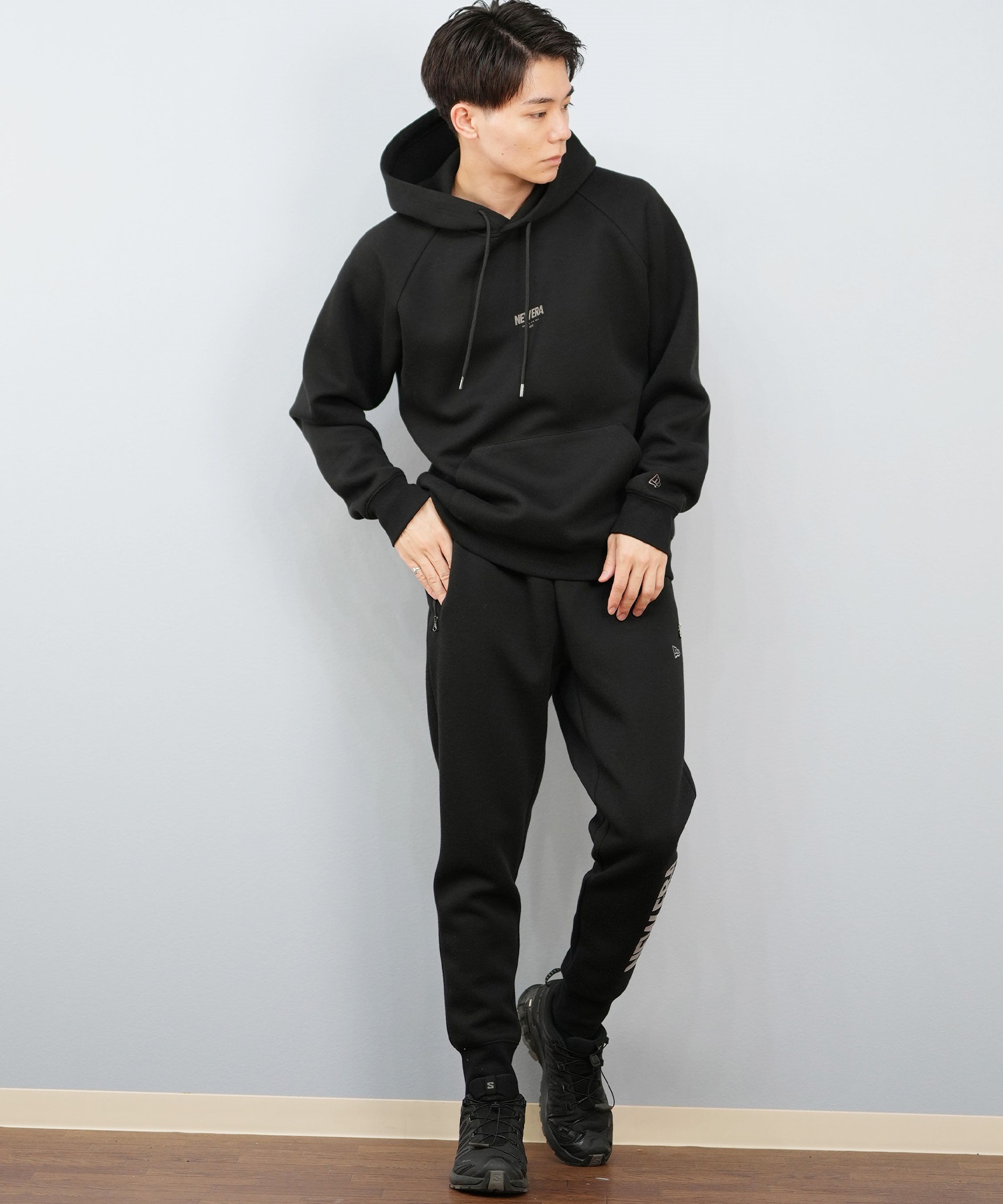 NEW ERA ニューエラ プルオーバー パーカー メンズ バックプリント