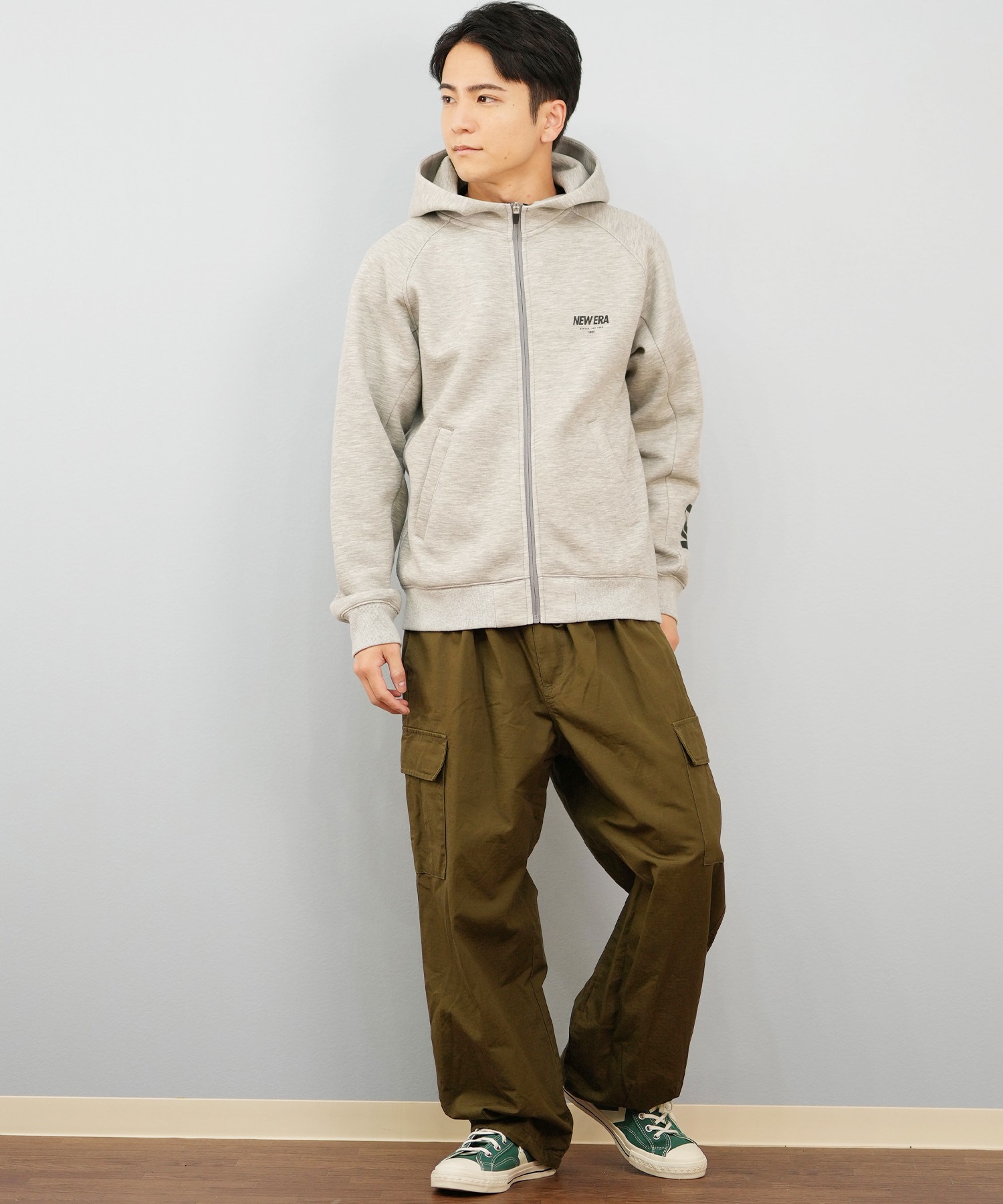 NEW ERA ニューエラ ジップアップ パーカー メンズ 軽量 保温 14674793