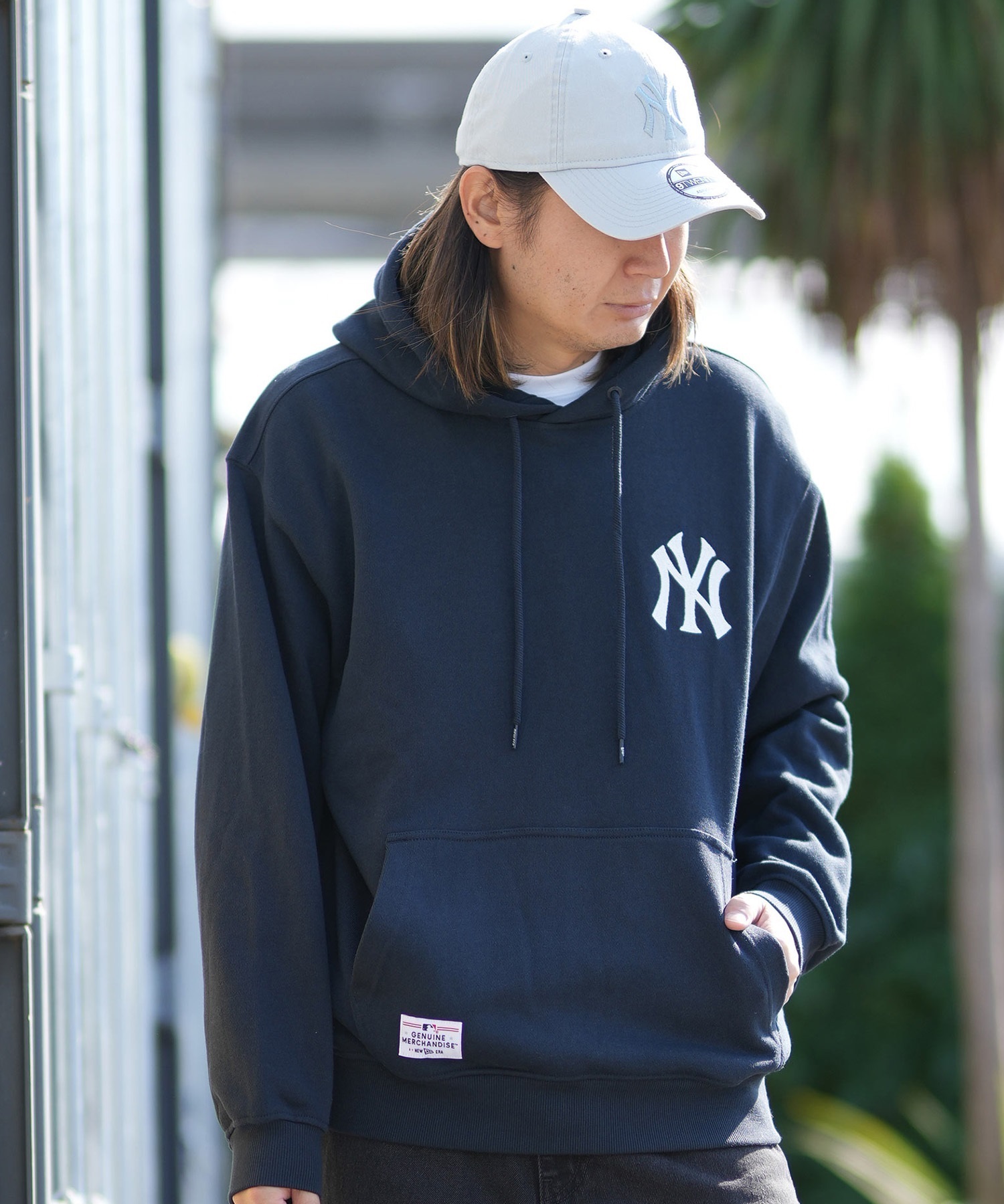 NEW ERA ニューエラ プルオーバー パーカー メンズ バックプリント