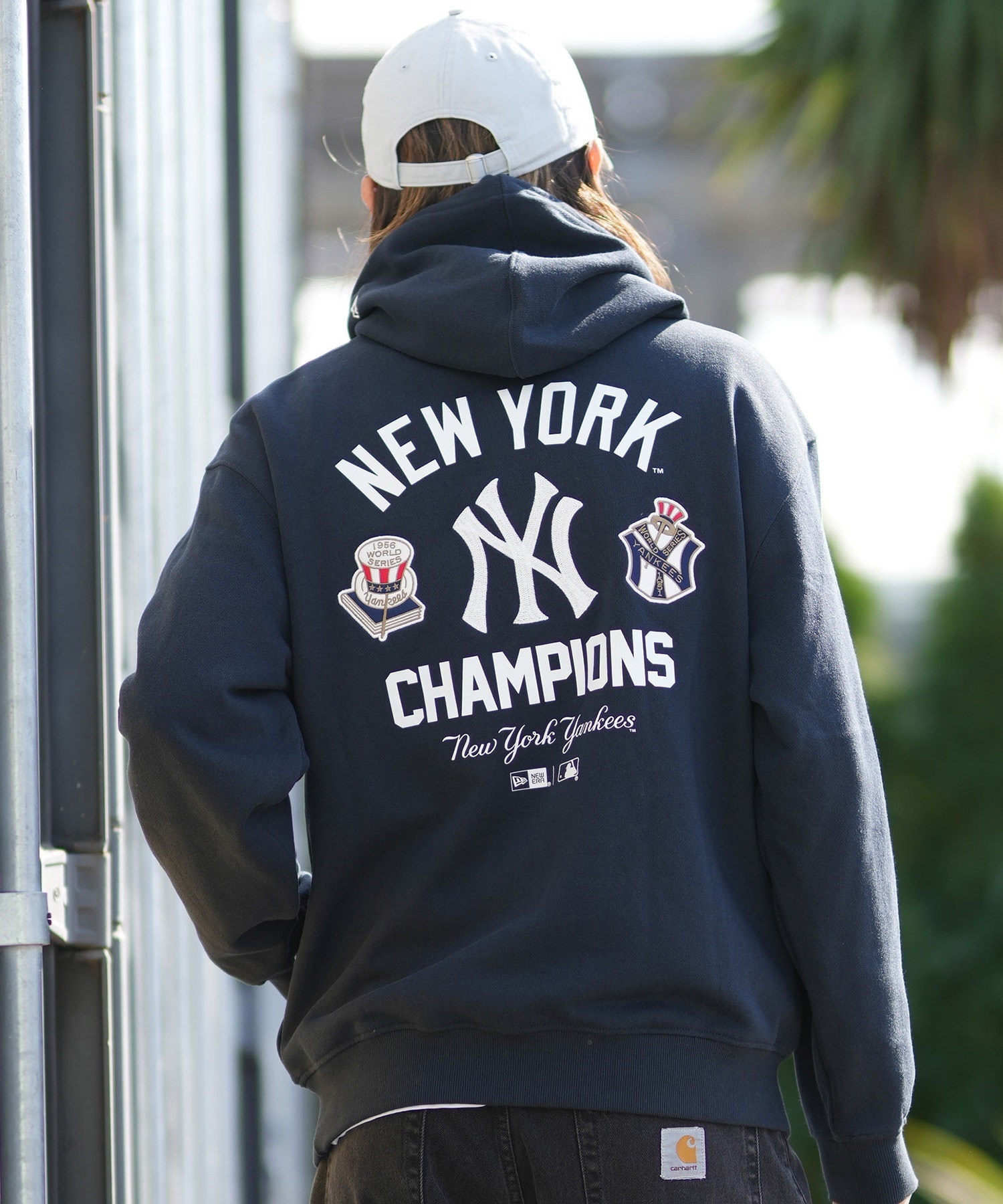 NEW ERA ニューエラ プルオーバー パーカー メンズ バックプリント