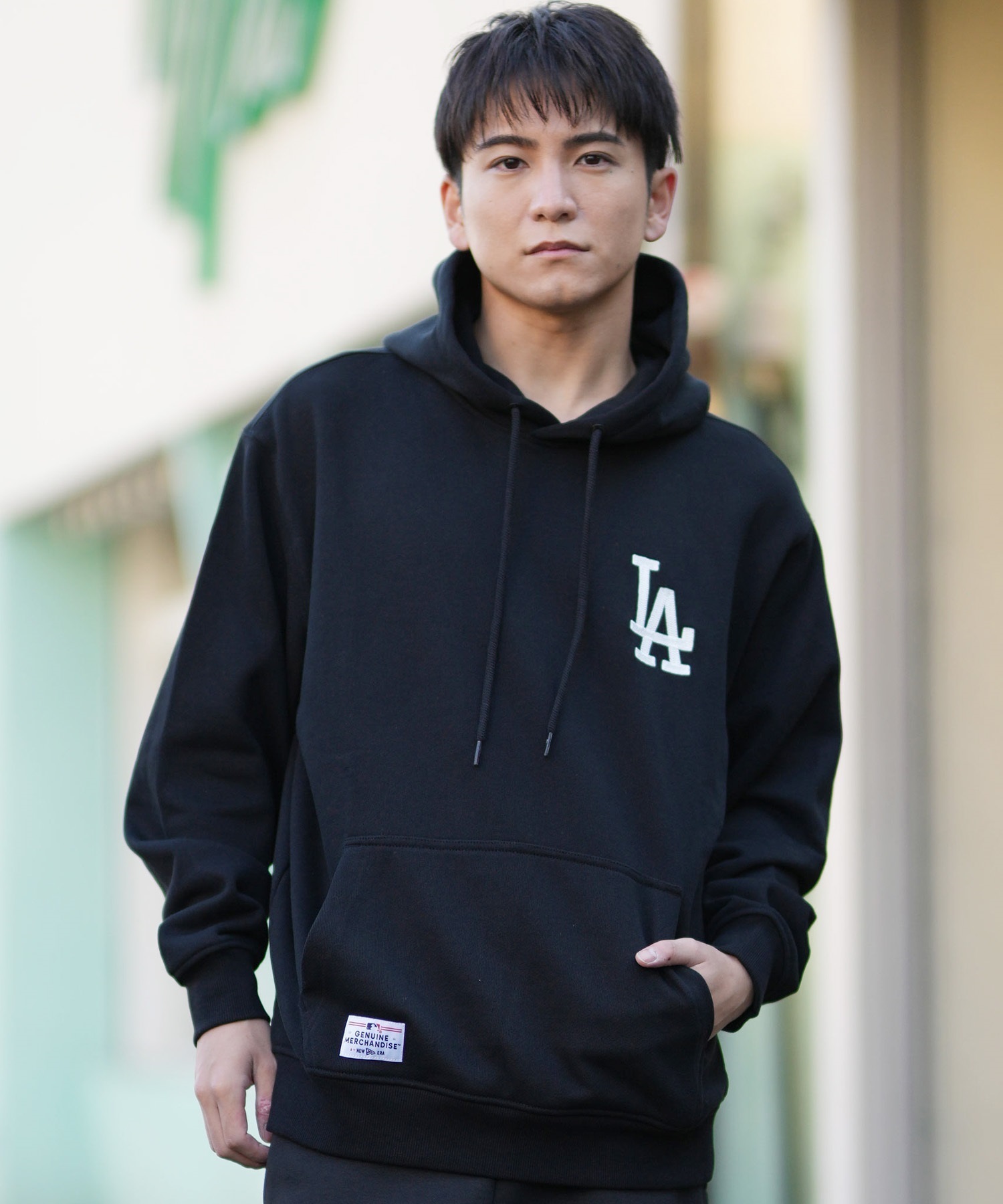 NEW ERA ニューエラ プルオーバー パーカー メンズ バックプリント