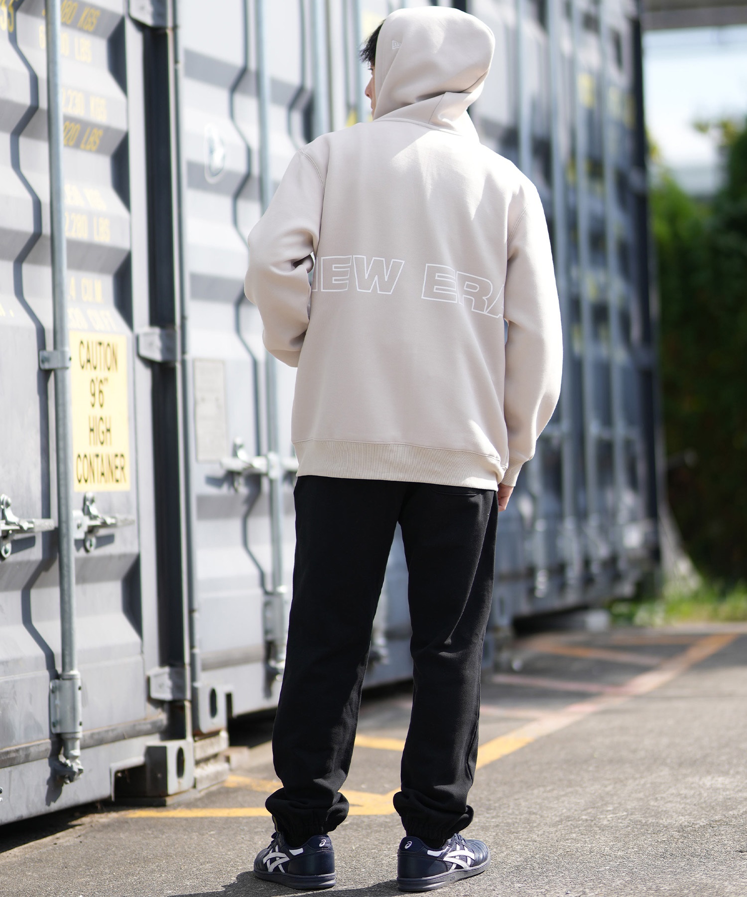 NEW ERA ニューエラ ジップアップ パーカー メンズ バックプリント