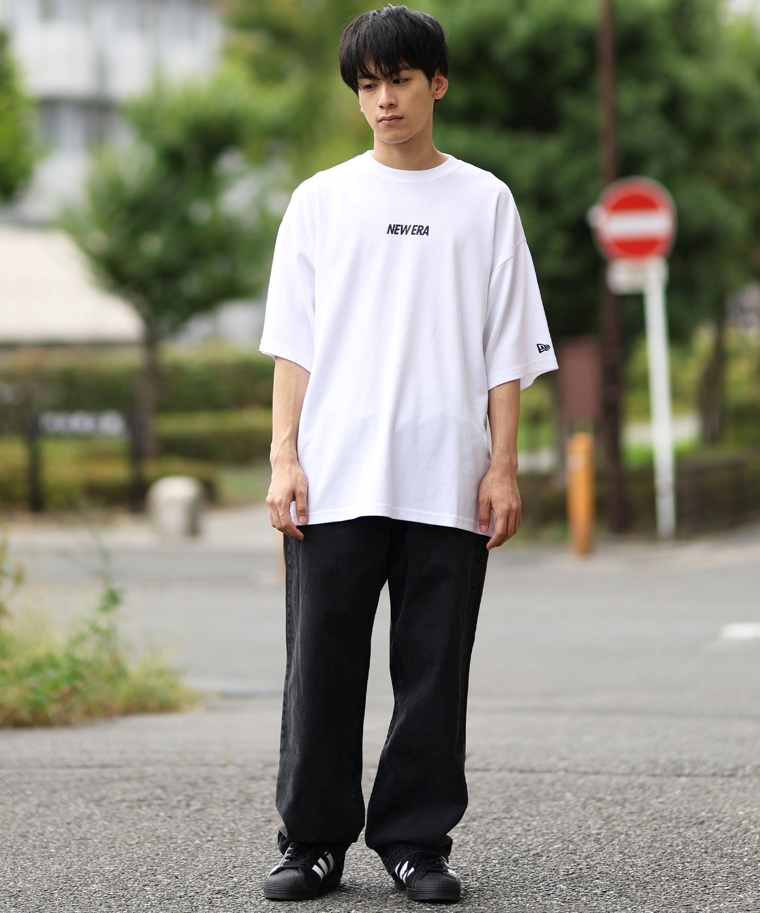 KS様 ライトグレー 、LA ブラック NEW ERA ニューエラ メンズ 半袖 Tシャツ バックプリント 吸汗速