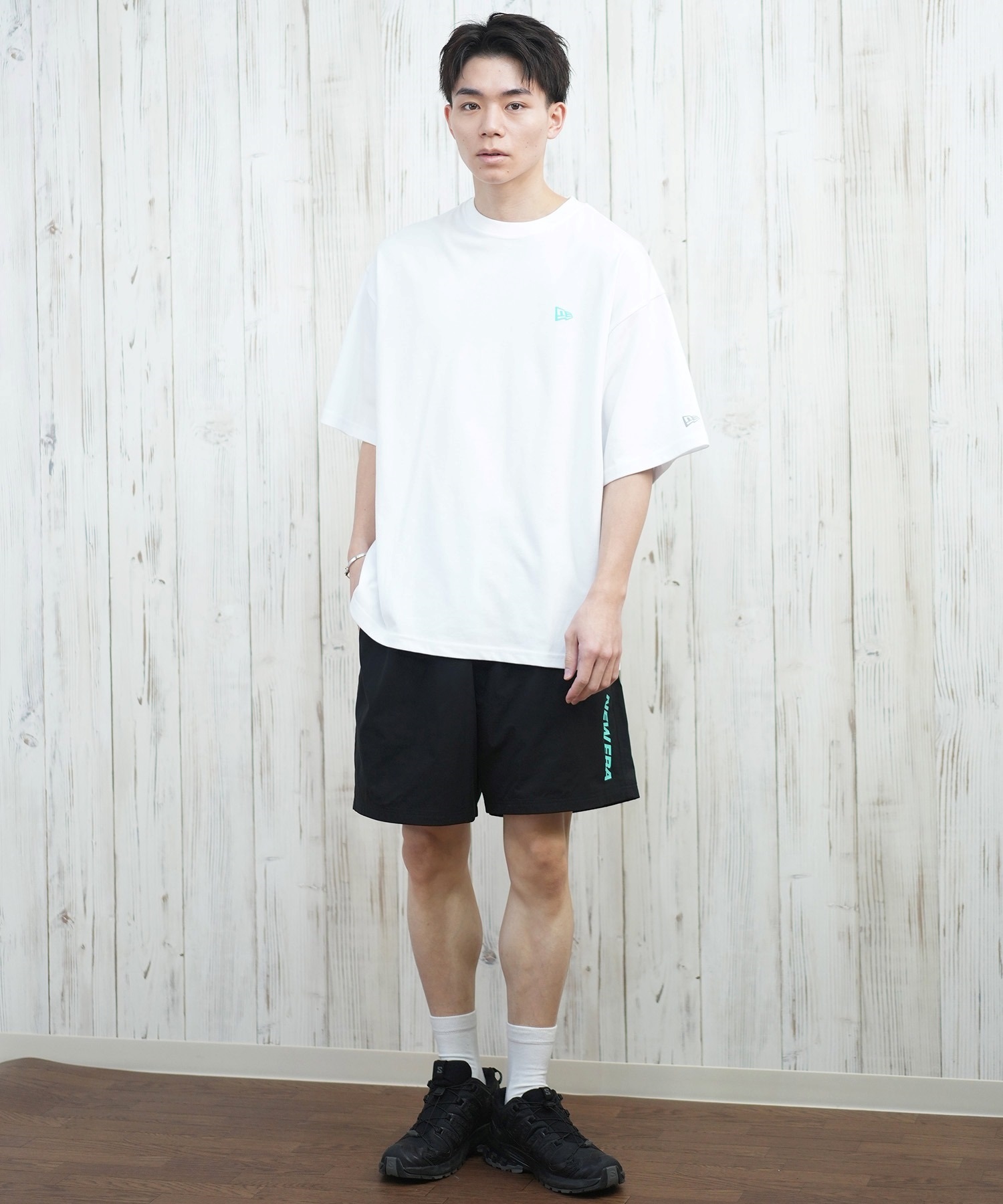 NEW ERA ニューエラ 半袖 Tシャツ メンズ バックプリント