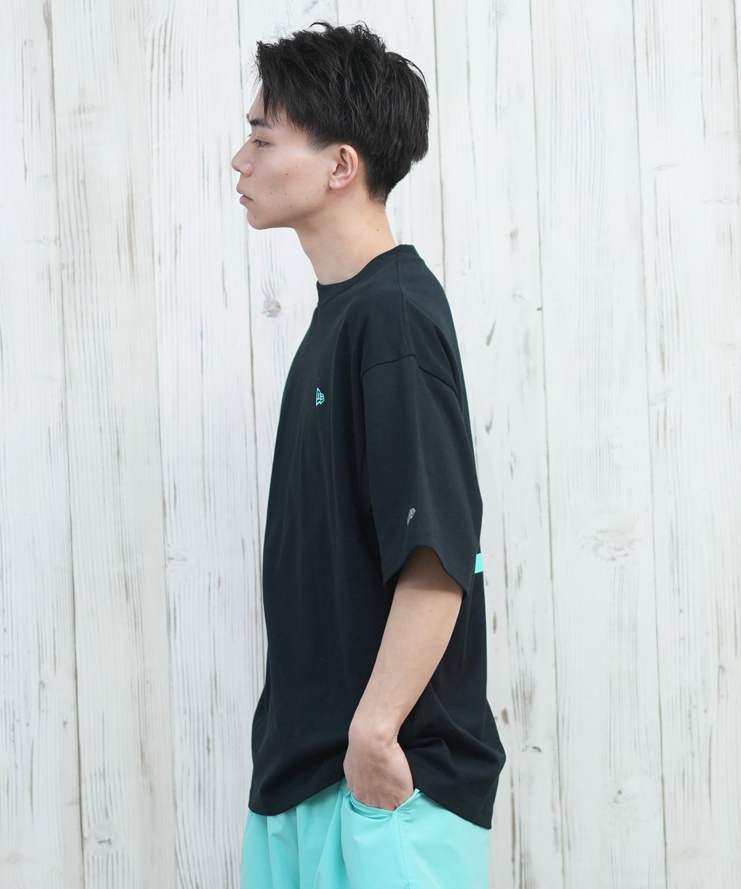 NEW ERA ニューエラ 半袖 Tシャツ メンズ バックプリント