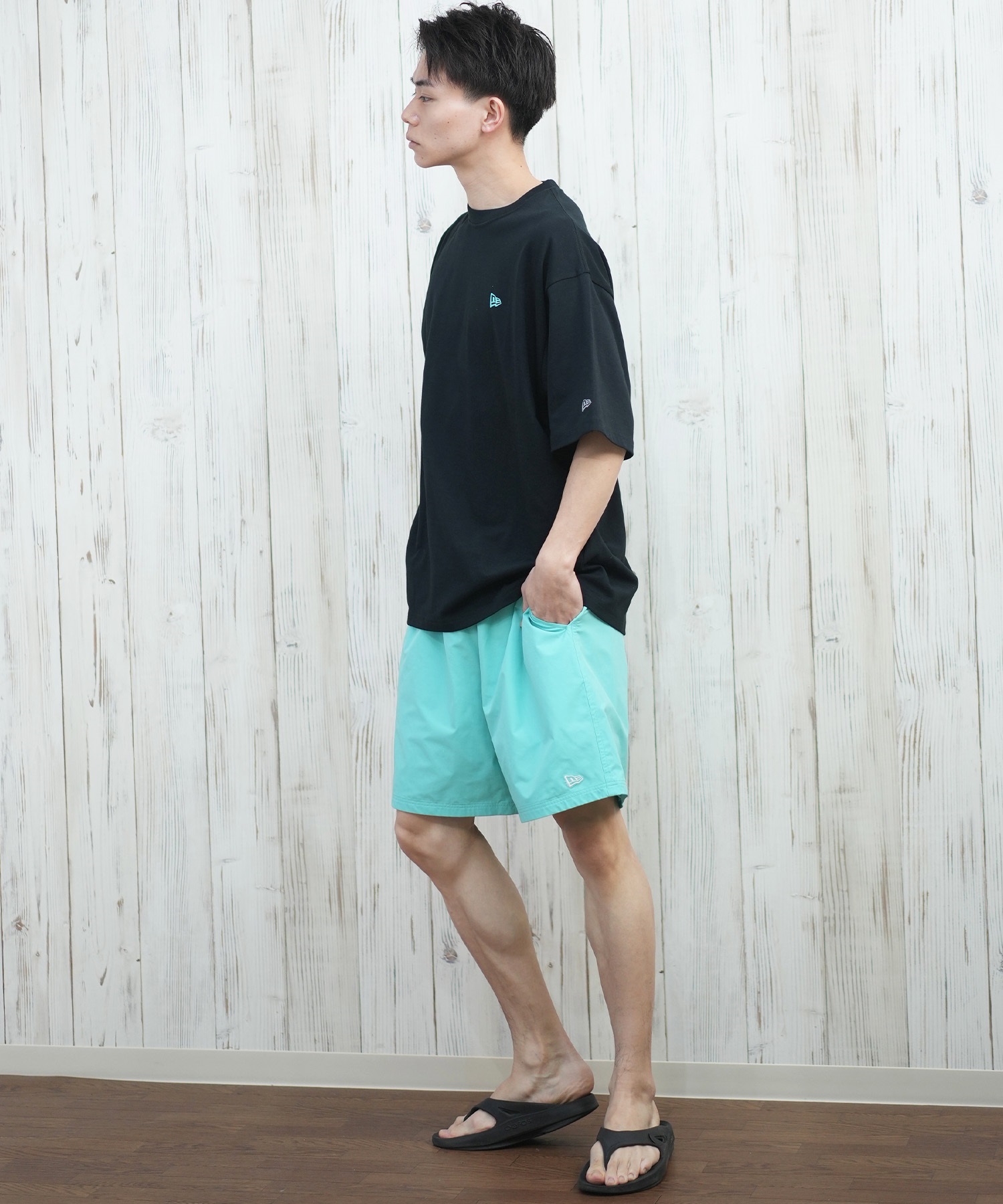 NEW ERA ニューエラ 半袖 Tシャツ メンズ バックプリント