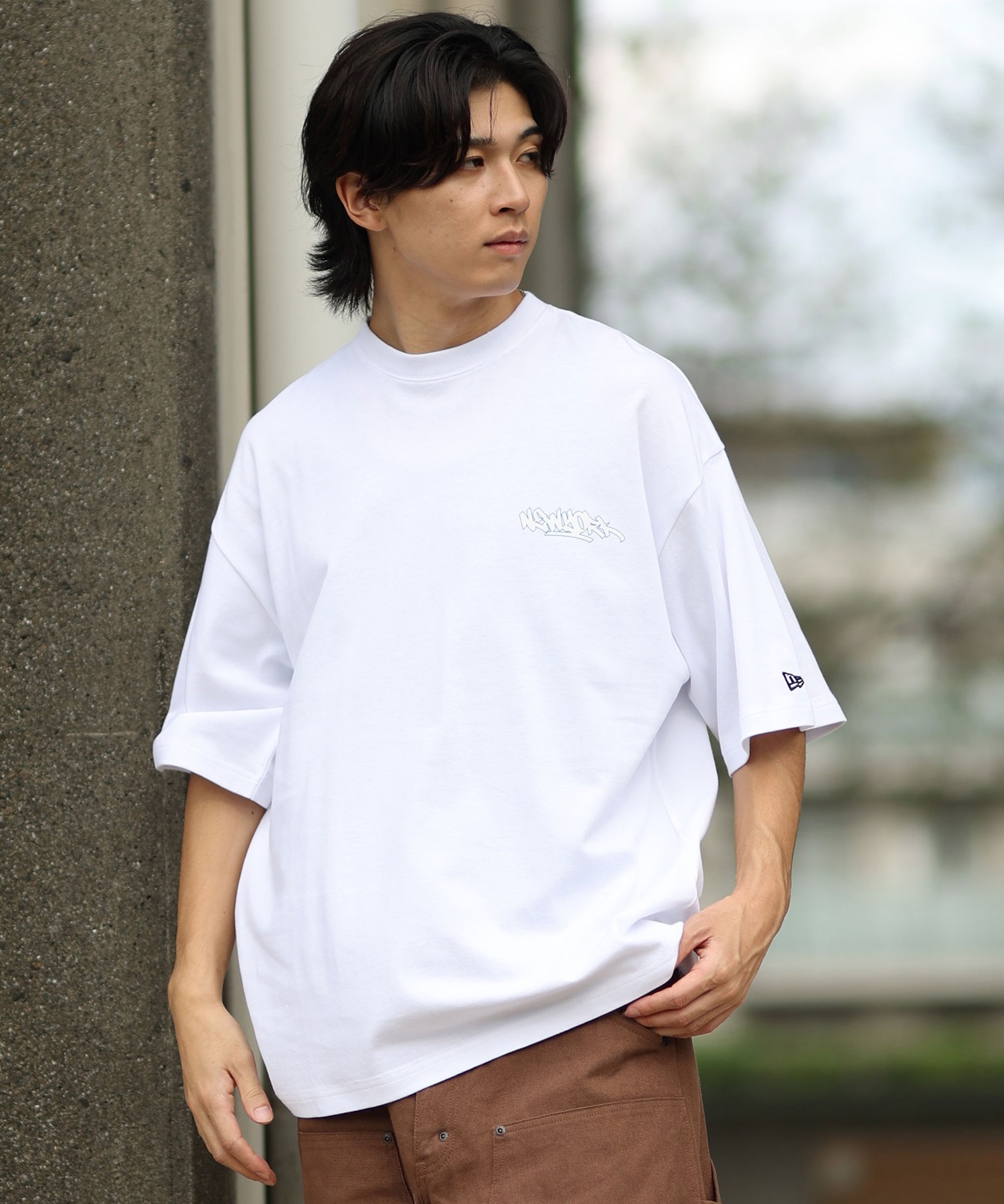 NEW ERA ニューエラ メンズ 半袖 Tシャツ バックプリント 14410049