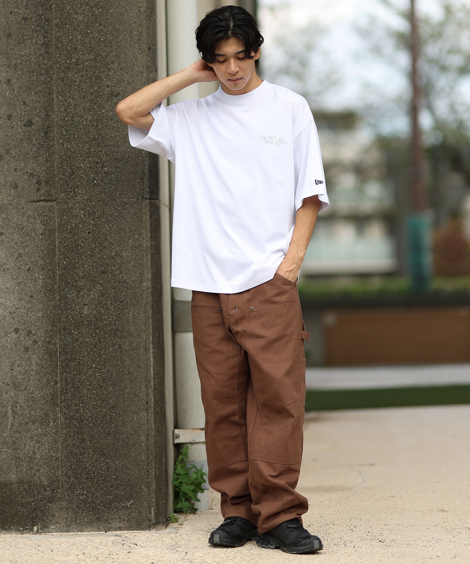 NEW ERA ニューエラ メンズ 半袖 Tシャツ バックプリント 14410049 