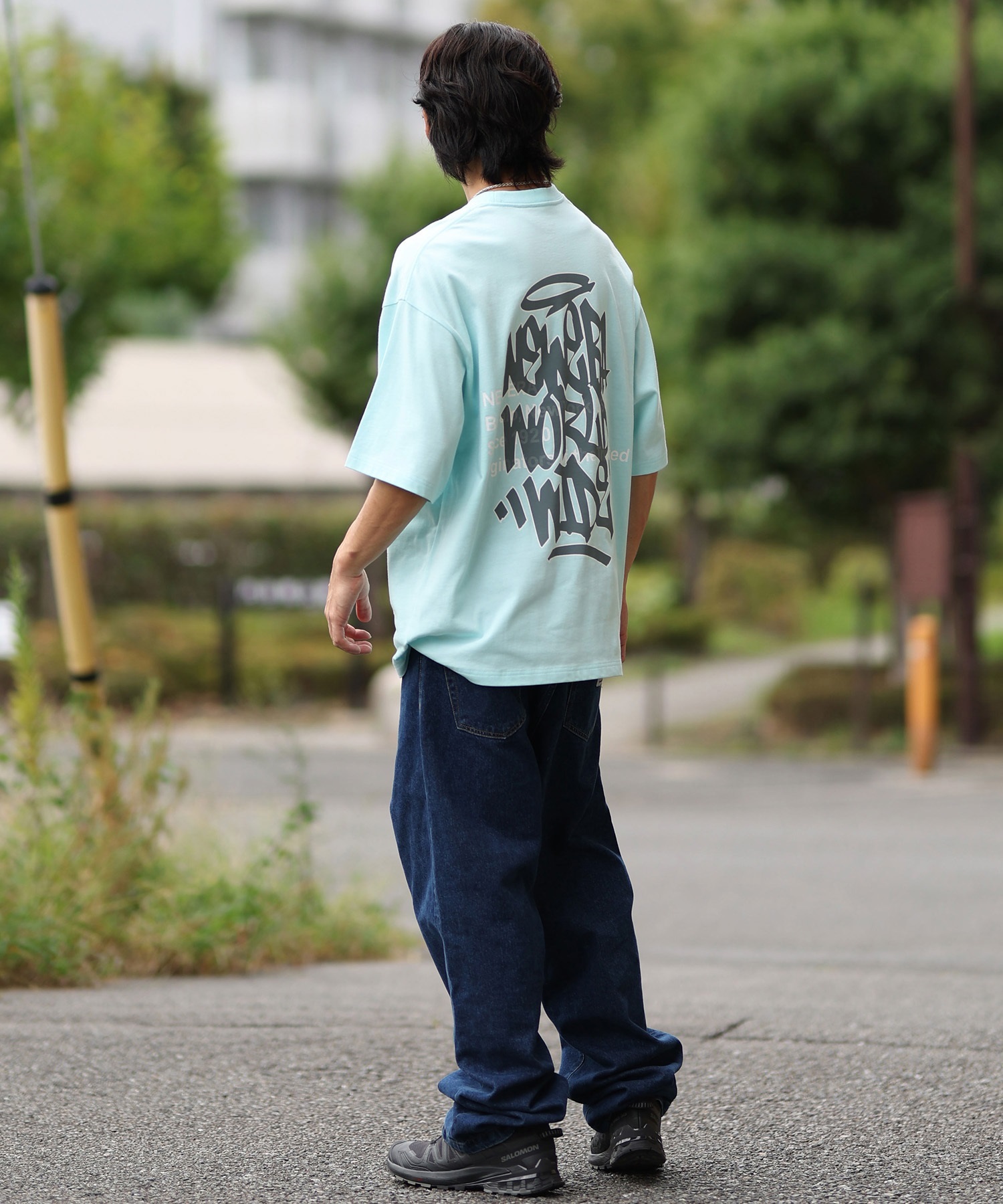 NEW ERA ニューエラ メンズ 半袖 Tシャツ バックプリント 14410050
