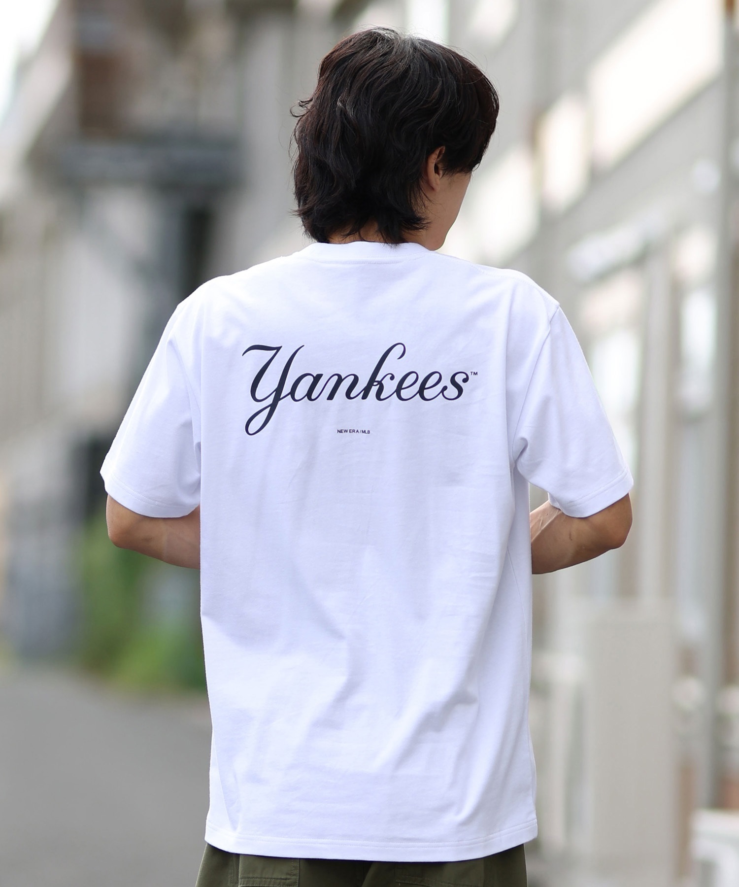 NEW ERA ニューエラ 半袖Tシャツ バックプリント 14410091