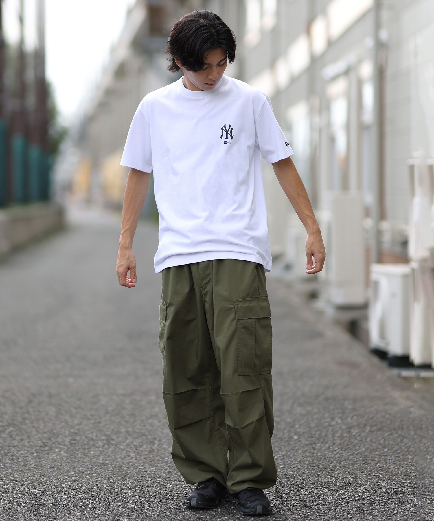NEW ERA ニューエラ メンズ 半袖 Tシャツ バックプリント 14410091