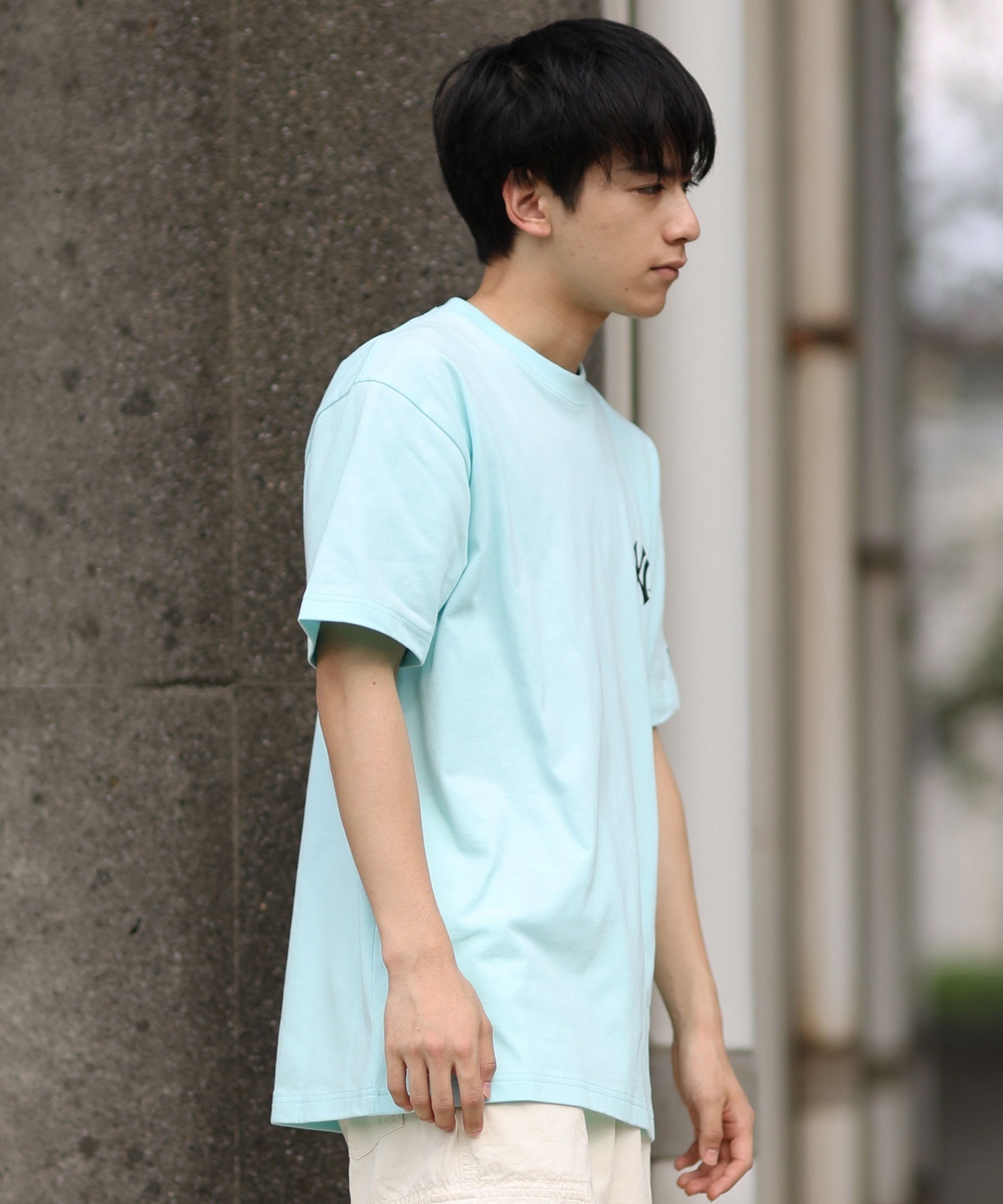 NEW ERA ニューエラ メンズ 半袖 Tシャツ バックプリント
