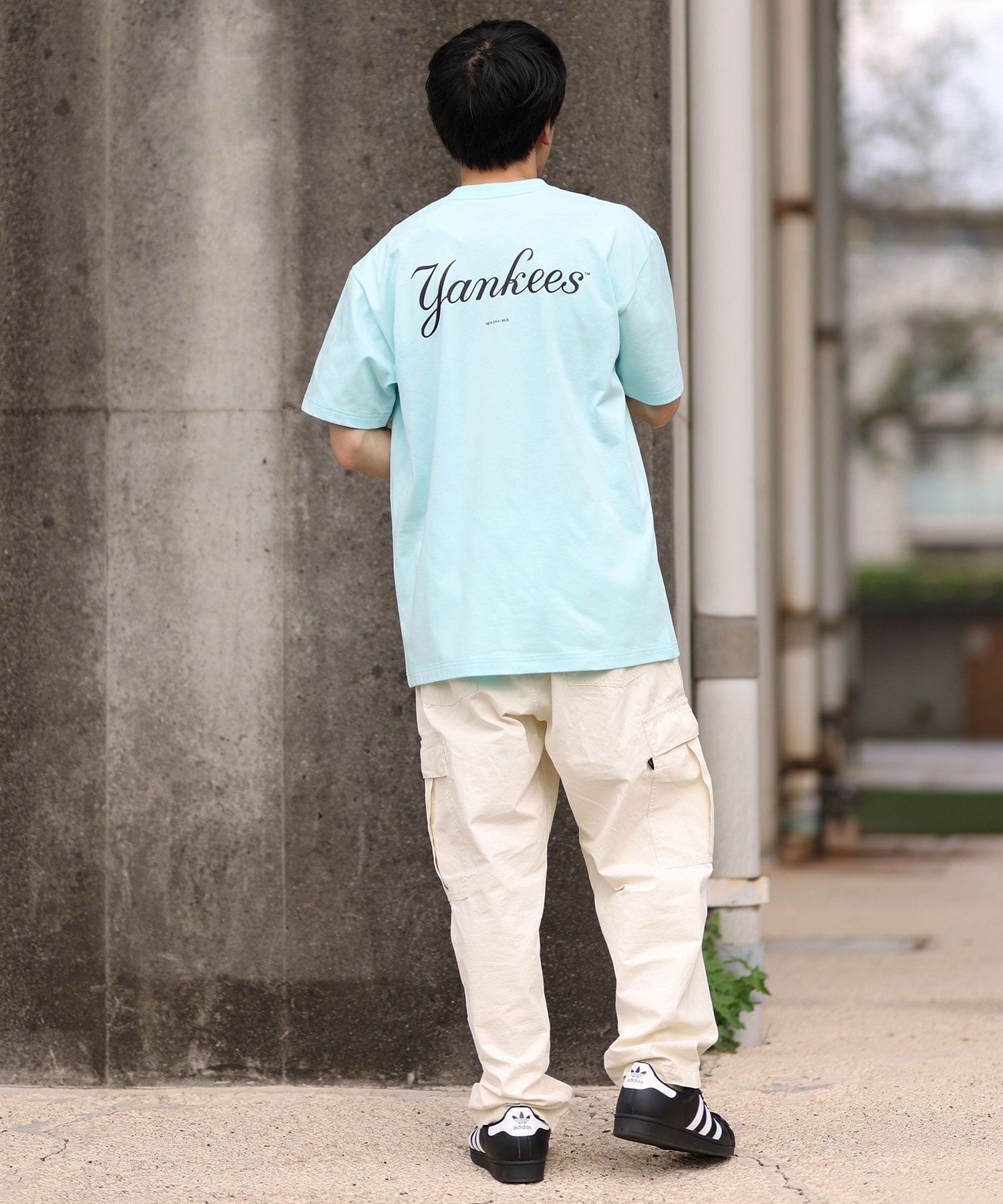い出のひと時に、とびきりのおしゃれを! ERA NEW ニューエラ バックプリント Tシャツ 半袖 メンズ Clothing