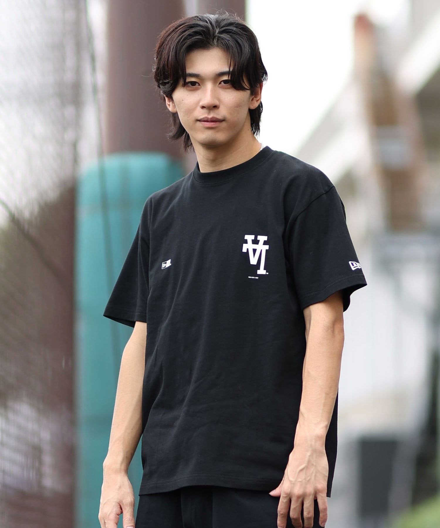 NEW ERA ニューエラ 半袖 Tシャツ メンズ バックプリント