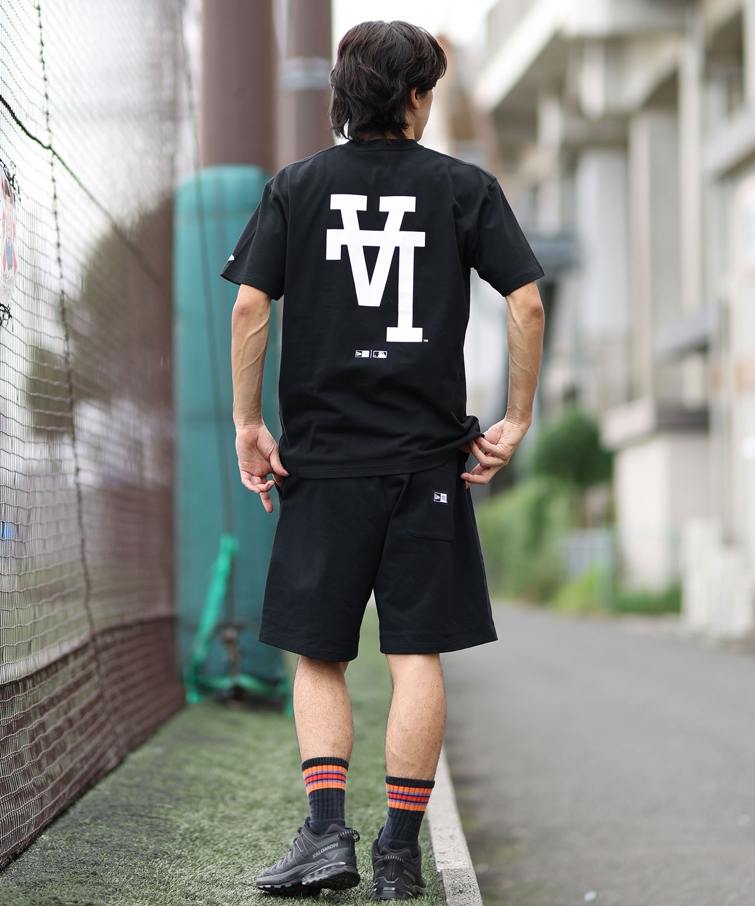 NEW ERA ニューエラ 半袖 Tシャツ メンズ バックプリント