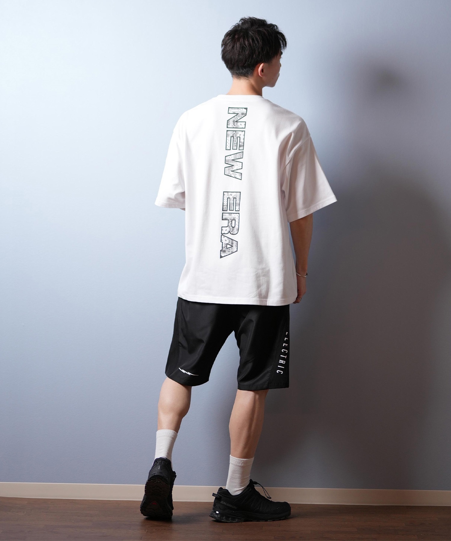 NEW ERA ニューエラ 半袖 Tシャツ メンズ バックプリント