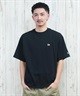 NEW ERA ニューエラ 半袖 Tシャツ メンズ バックプリント オーバーサイズ 吸水速乾 14670927 ムラサキスポーツ限定(BK-M)