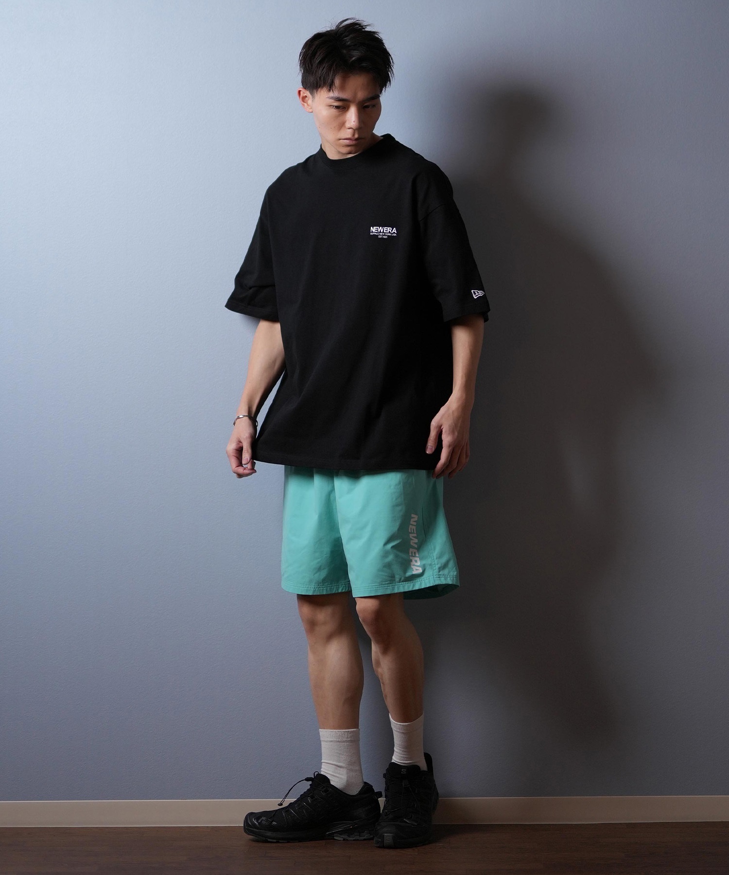 NEW ERA ニューエラ 半袖 Tシャツ メンズ バックプリント