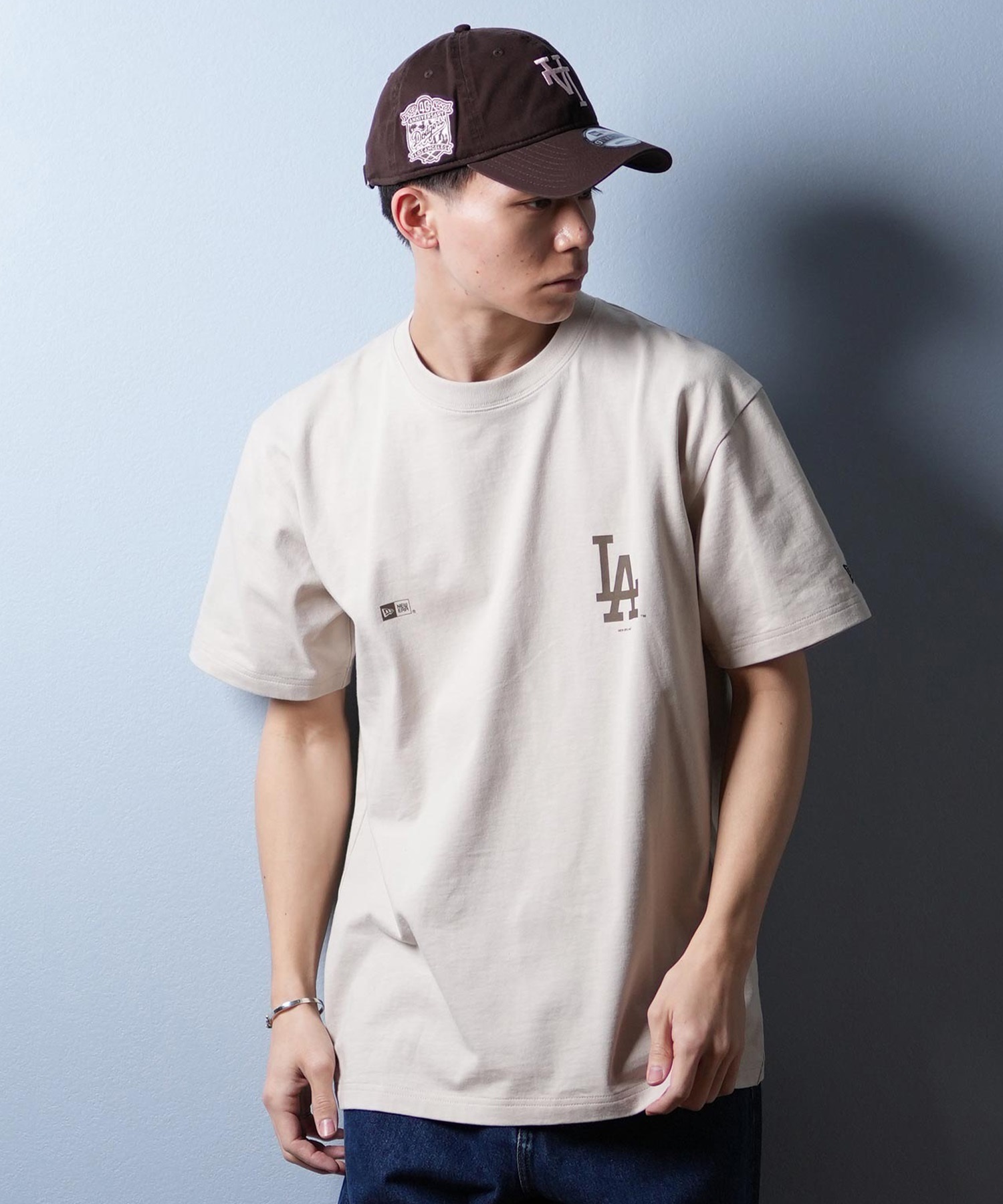 NEW ERA ニューエラ 半袖 Tシャツ メンズ バックプリント MLB