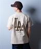 NEW ERA ニューエラ 半袖 Tシャツ メンズ バックプリント MLB ロサンゼルス・ドジャース 14697014 ムラサキスポーツ限定(BE-M)