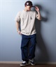 NEW ERA ニューエラ 半袖 Tシャツ メンズ バックプリント MLB ロサンゼルス・ドジャース 14697014 ムラサキスポーツ限定(BE-M)
