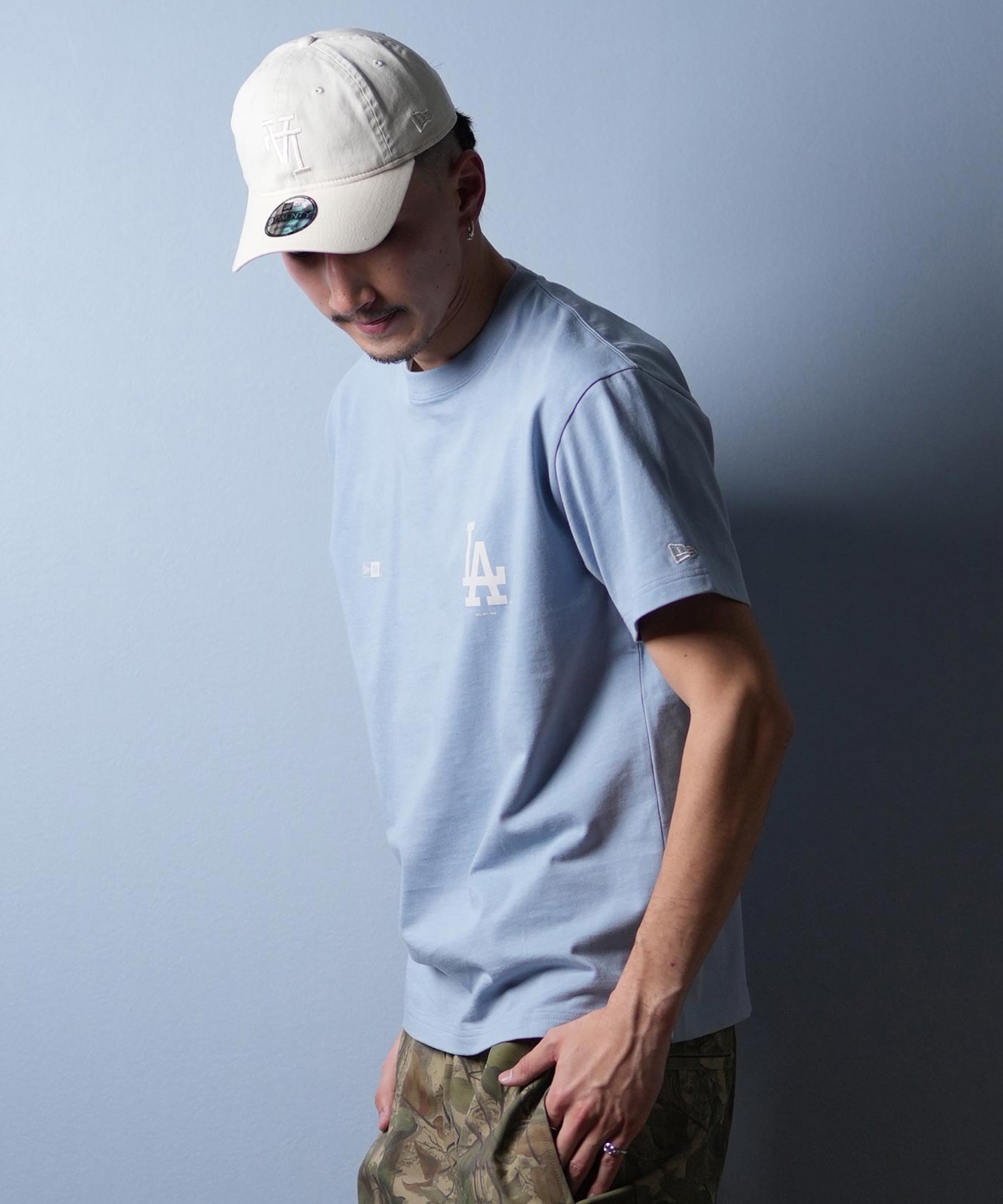 NEW ERA ニューエラ 半袖 Tシャツ メンズ バックプリント MLB