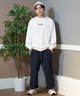 NEW ERA ニューエラ 長袖 Tシャツ メンズ ロンT バックプリント 吸汗速乾 UVカット 14410181(WHI-M)