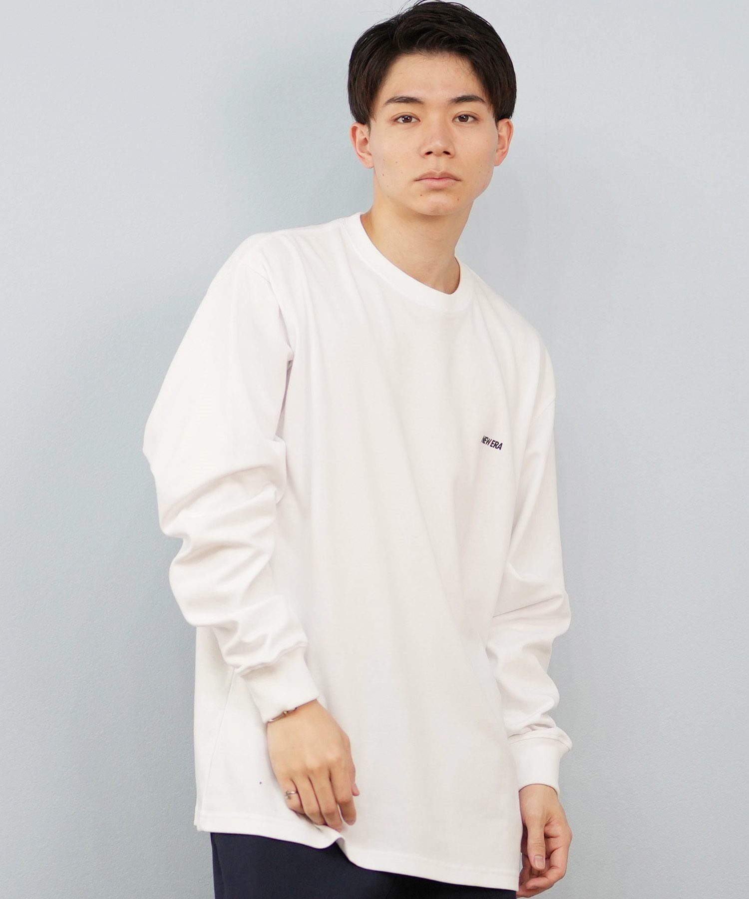 NEW ERA ニューエラ 長袖 Tシャツ ロンT メンズ バックプリント ロゴ