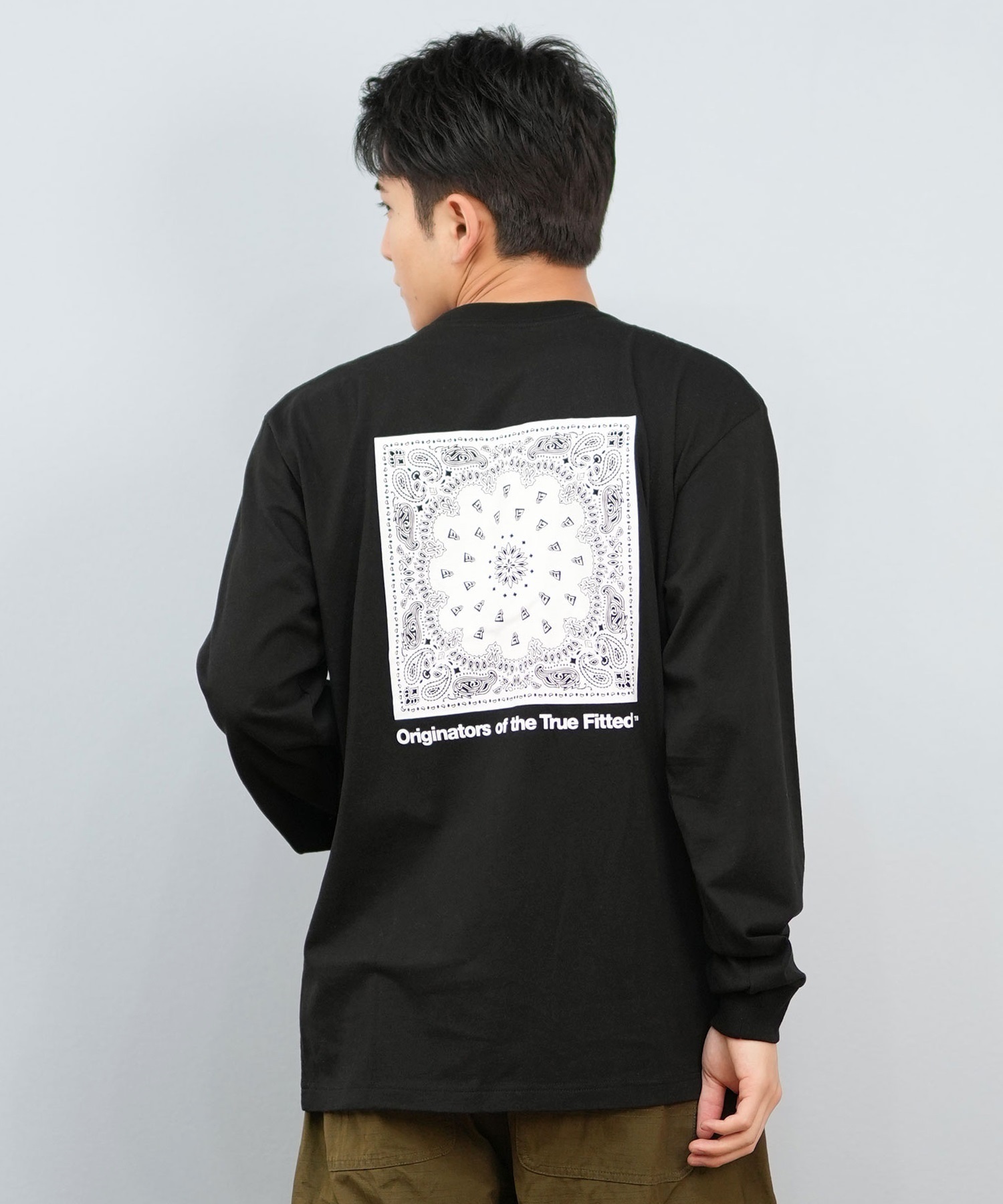 NEW ERA ニューエラ 長袖 Tシャツ メンズ ロンT バックプリント