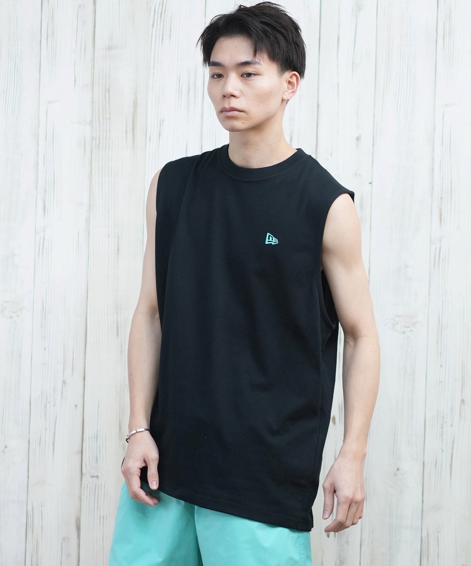 NEW ERA ニューエラ メンズ タンクトップ バックプリント