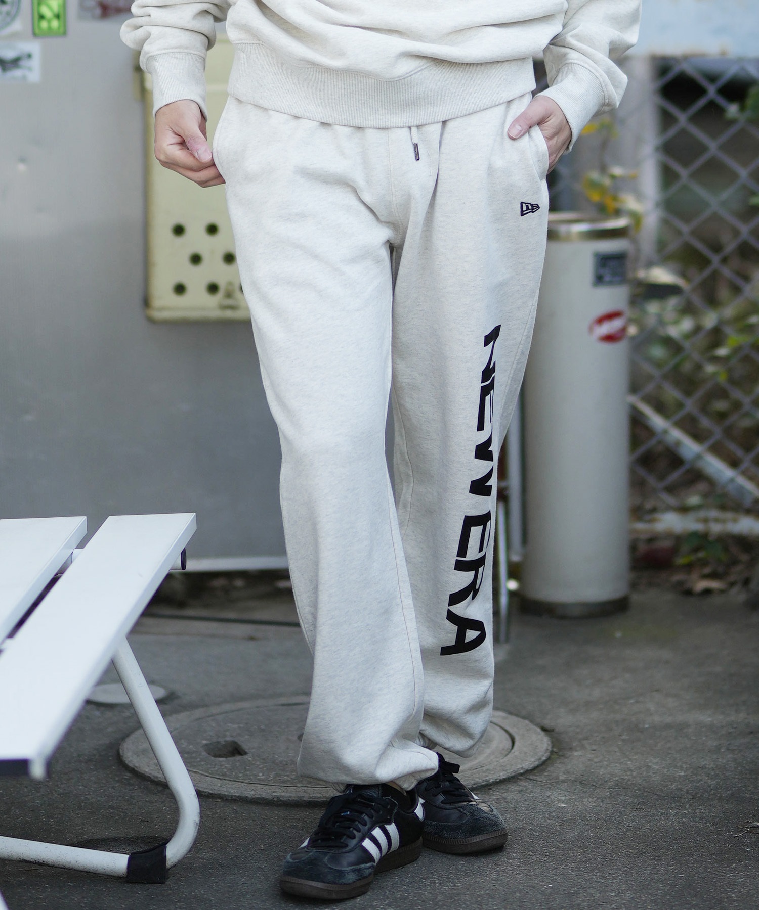 NEW ERA ニューエラ ロングパンツ メンズ スウェット パンツ ロゴ 裏毛