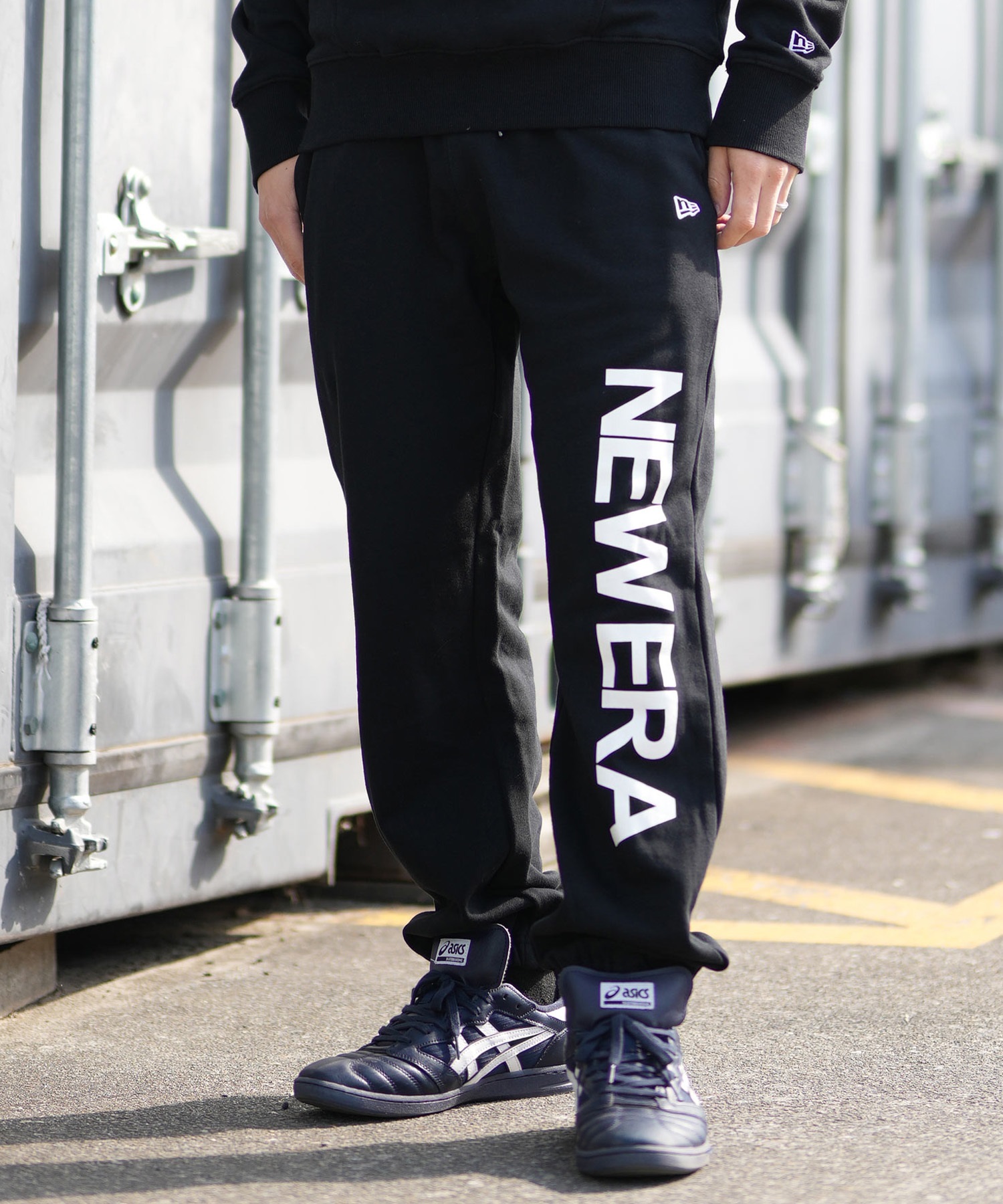 NEW ERA ニューエラ ロングパンツ メンズ スウェット パンツ ロゴ 裏毛