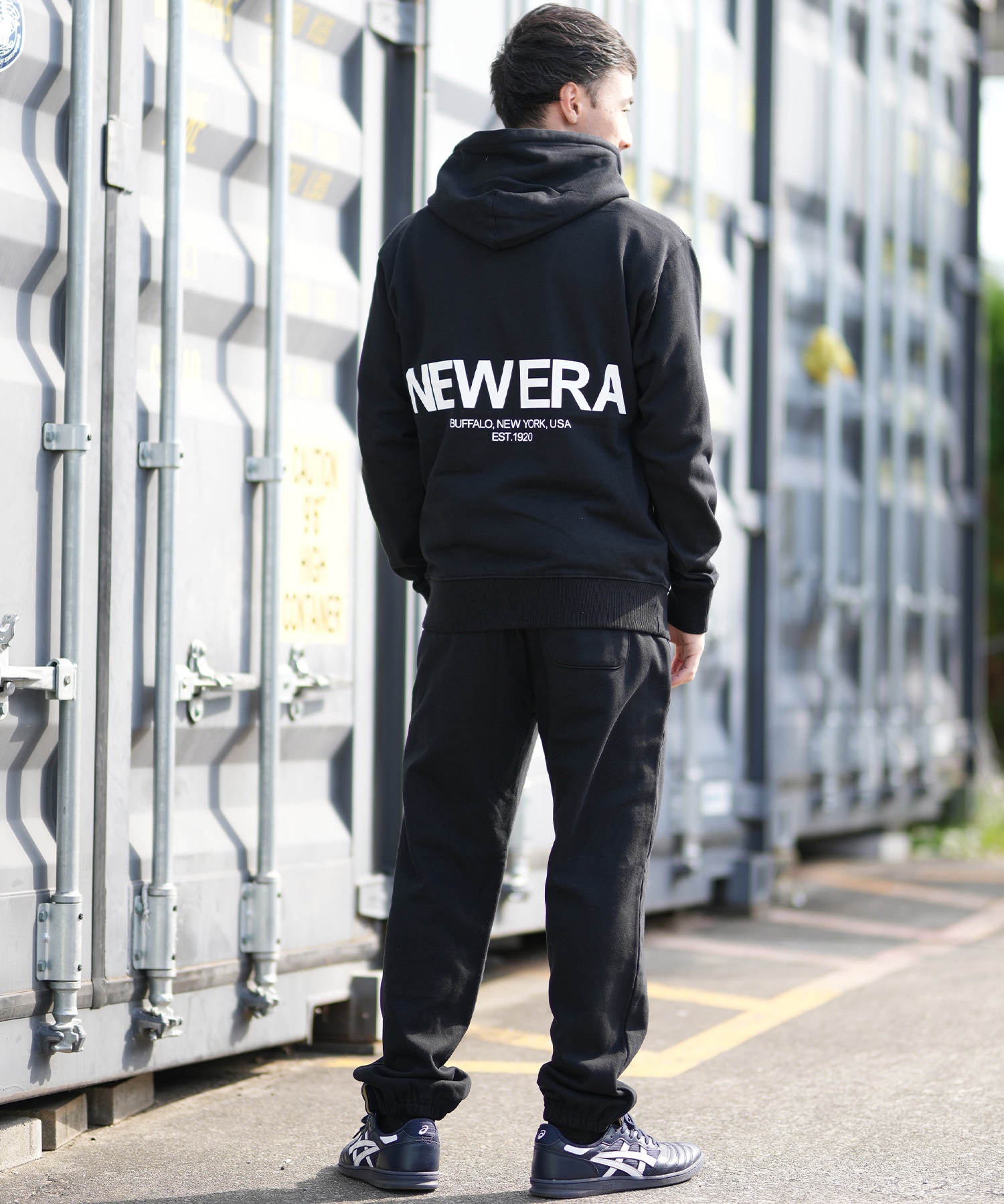 NEW ERA ニューエラ ロングパンツ メンズ スウェット パンツ ロゴ 裏毛