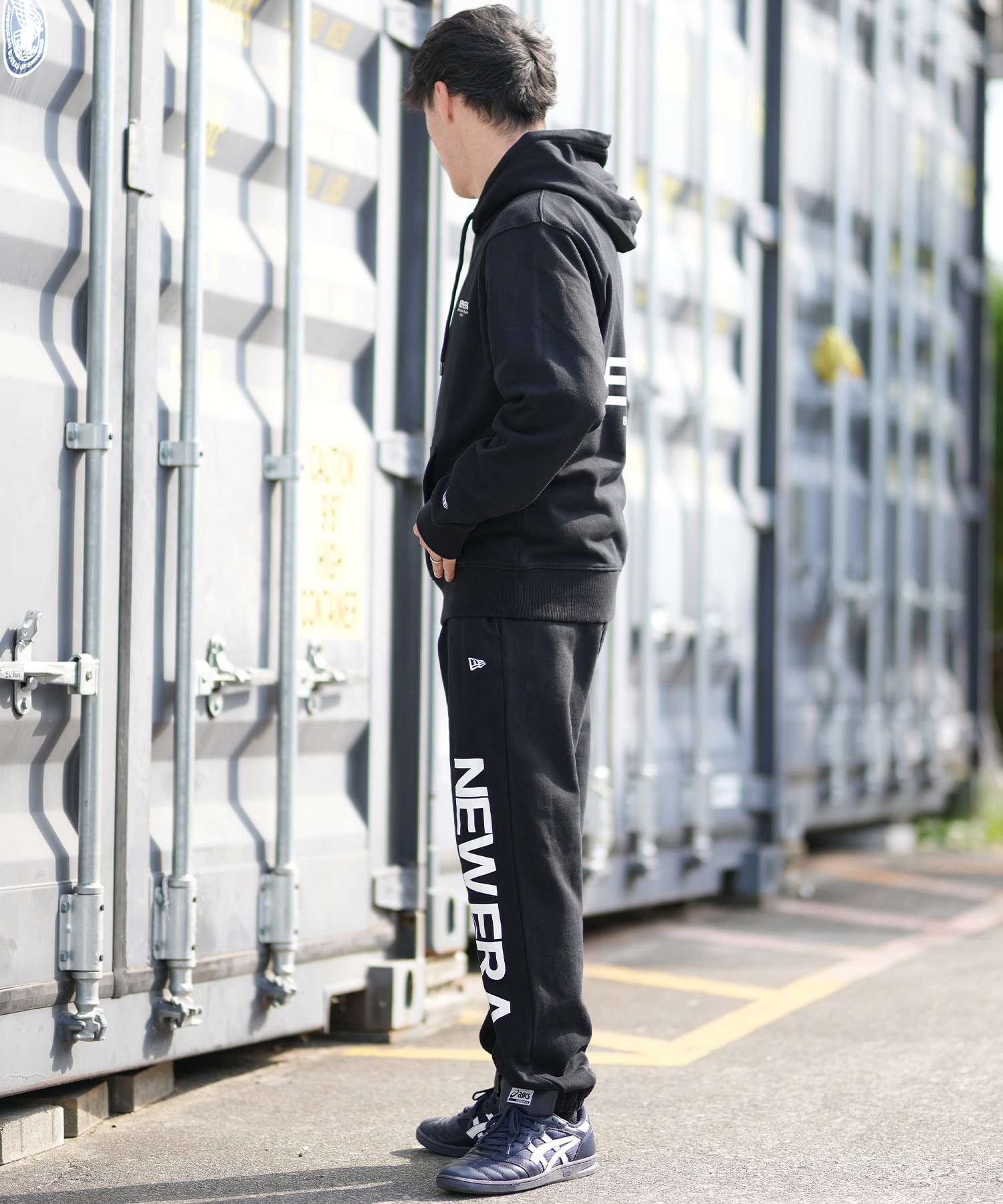 NEW ERA ニューエラ ロングパンツ メンズ スウェット パンツ ロゴ 裏毛