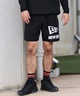 NEW ERA ニューエラ ショートパンツ メンズ ショーツ ハーフパンツ ブランドロゴ ストレッチ 14410140(BK-M)