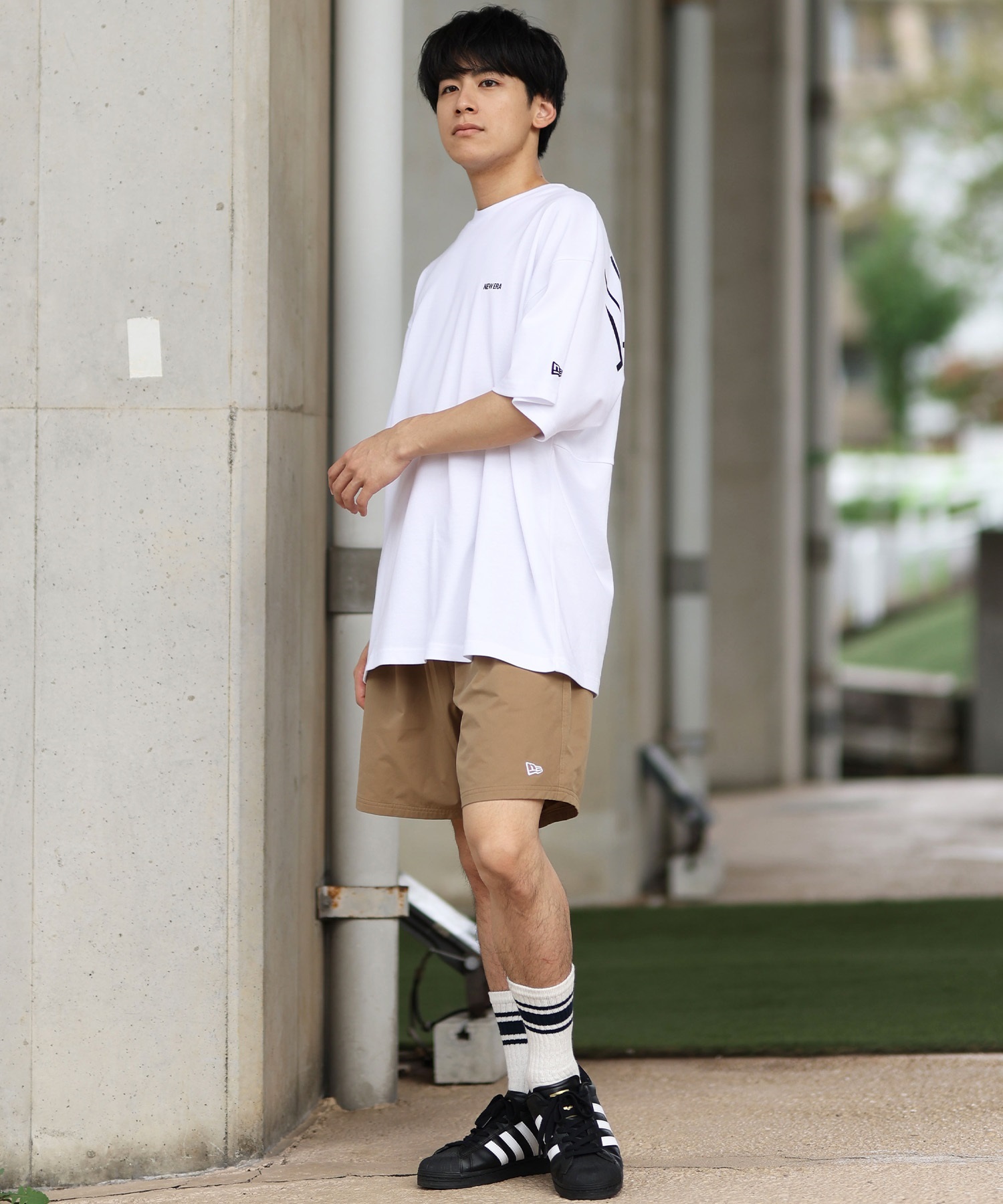 NEW ERA ニューエラ 水着 トランクス メンズ ショーツ 水陸両用