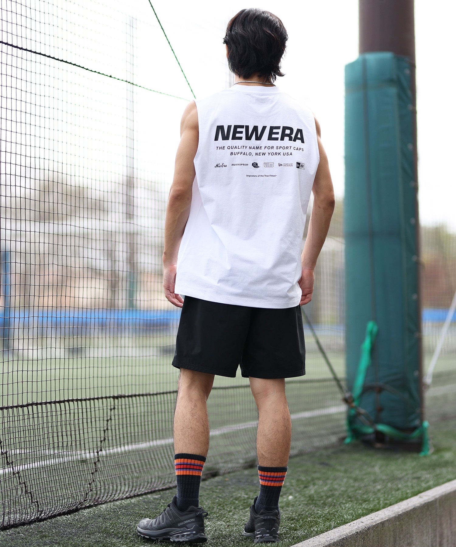 NEW ERA ニューエラ 水着 トランクス メンズ ショーツ 水陸両用